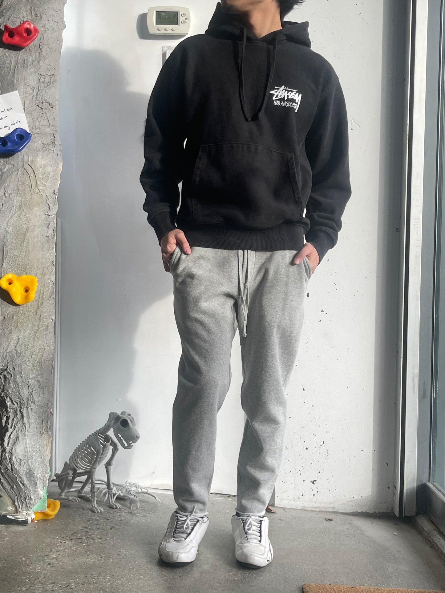 (XS/S) Stussy Sweatpants with Tags ( Raw Hemmed)