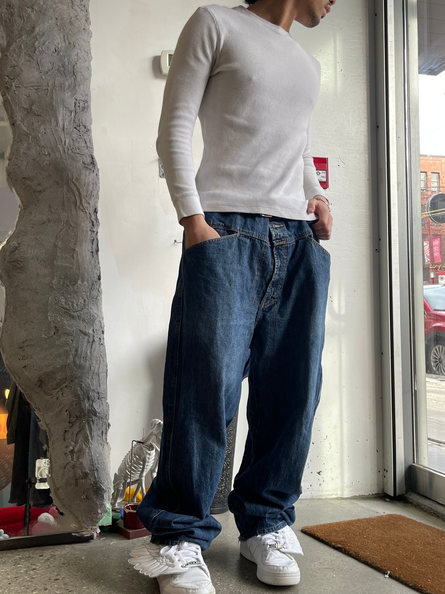 24” FUBU carpenter jeans