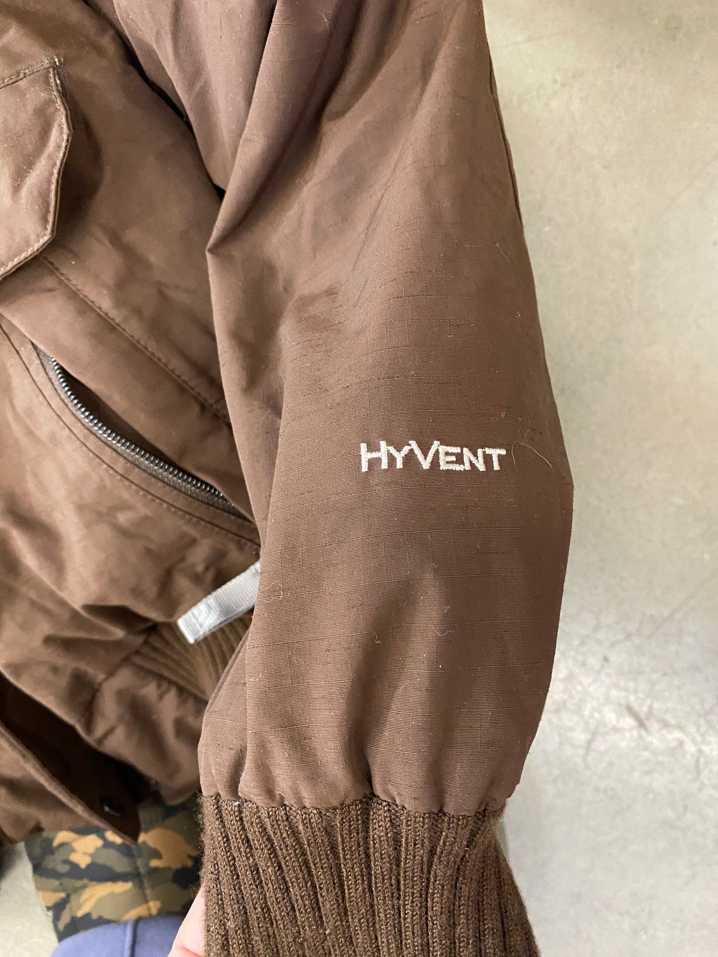 (Womens M) The North Face Hyvent Parka Brown