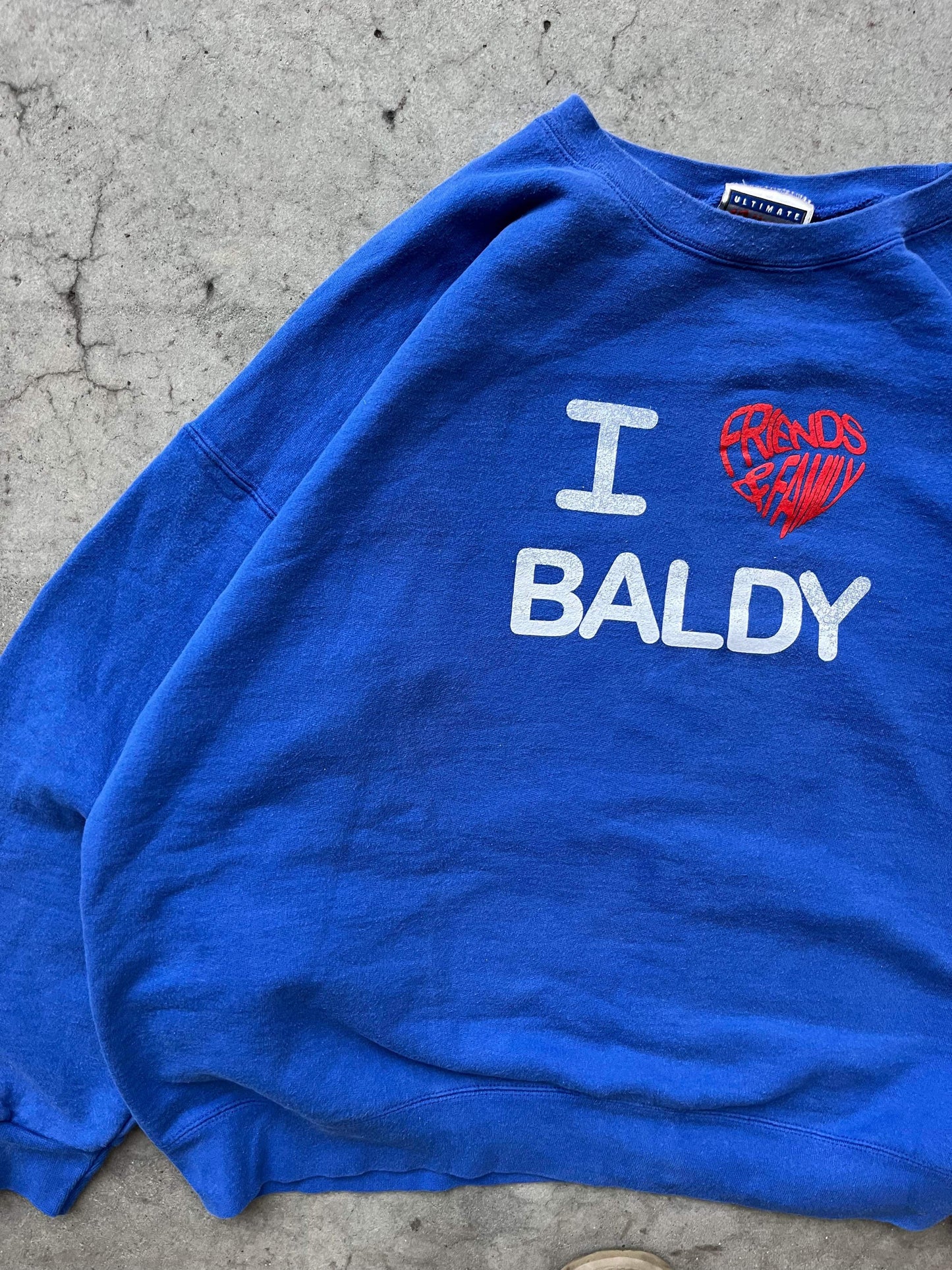 (2X) Baldy Friends & Fam Crewneck