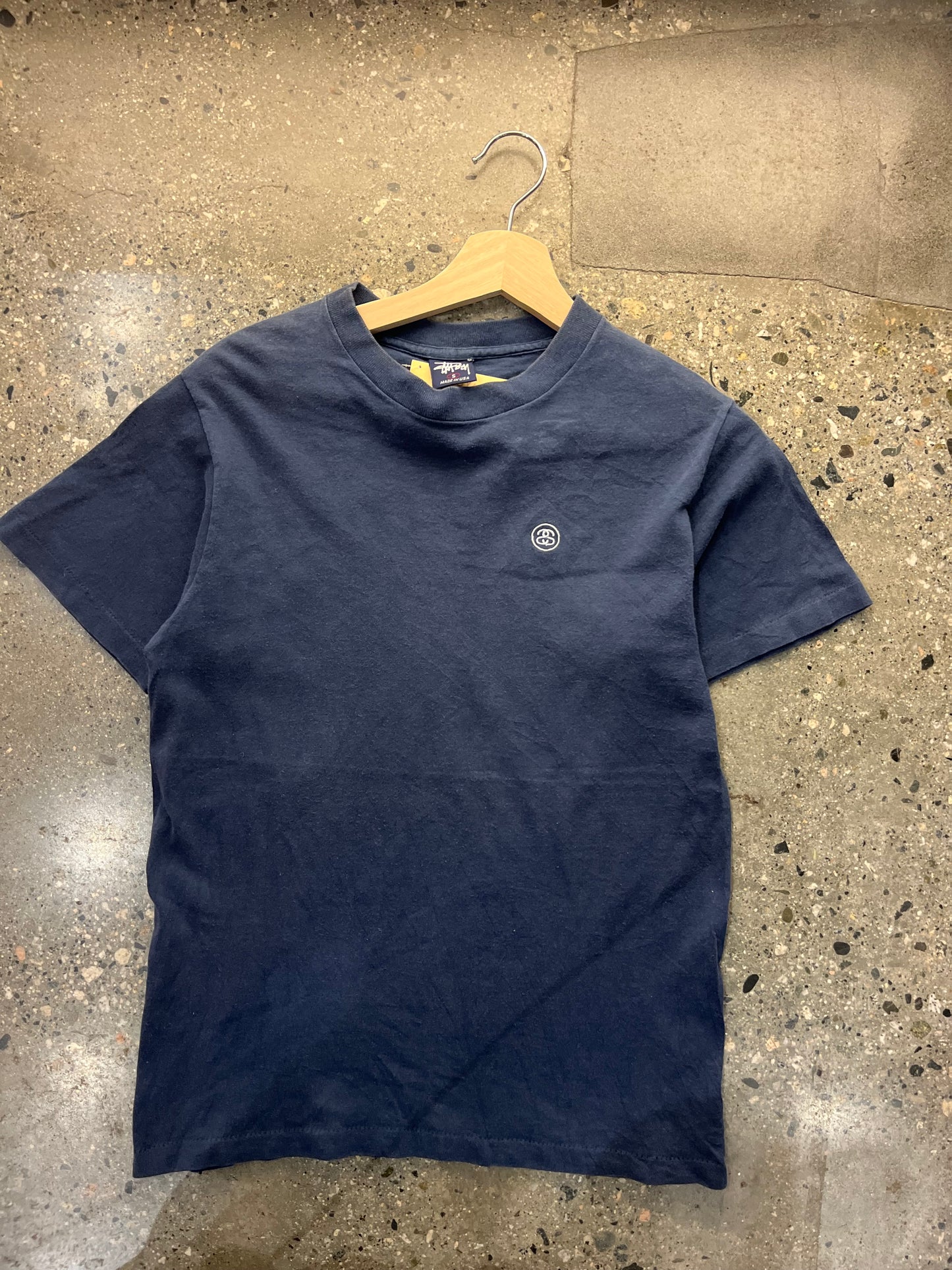 (S) 90s Stussy Small Logo Tee
