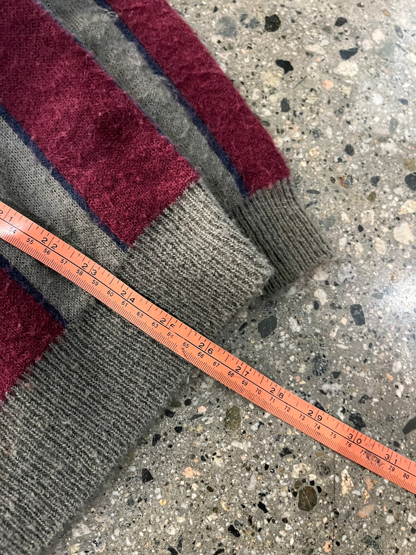 (M) Stussy Striped Cardigan
