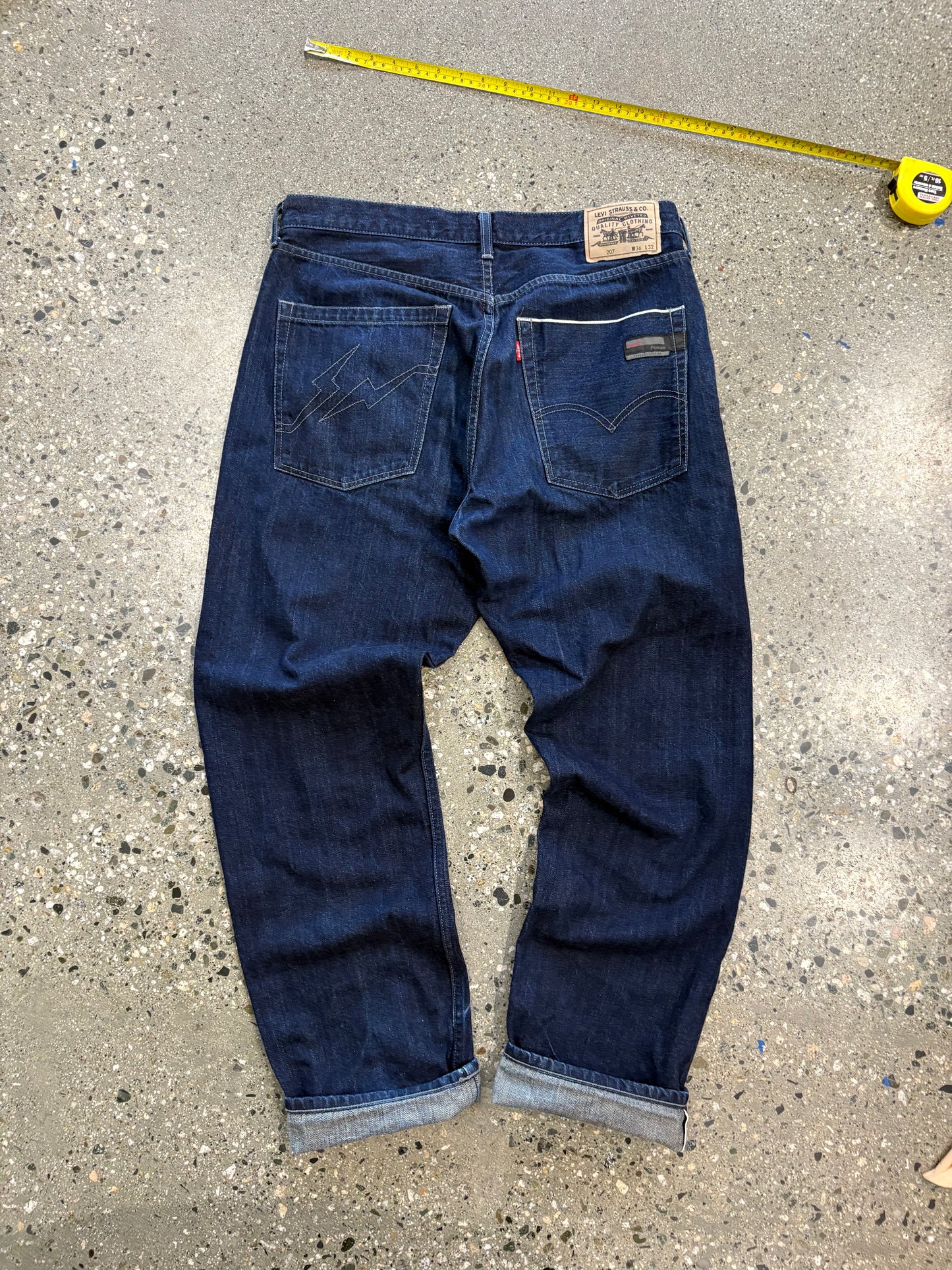 (34”) Fragment x Levi’s Raw Denim