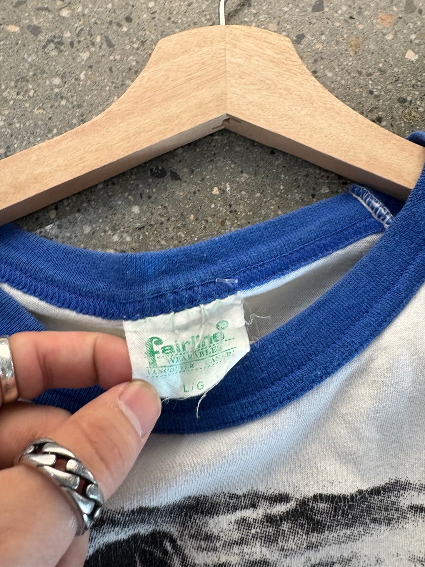 (L) 90s Skate/Baseball Tee Top