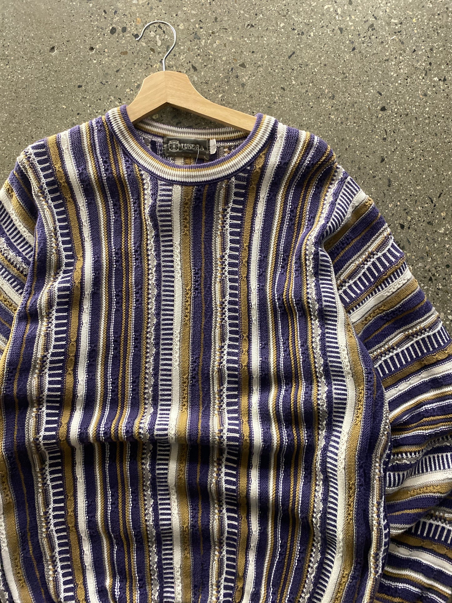 (L/XL) Tundra Purple Brown 3D Knit