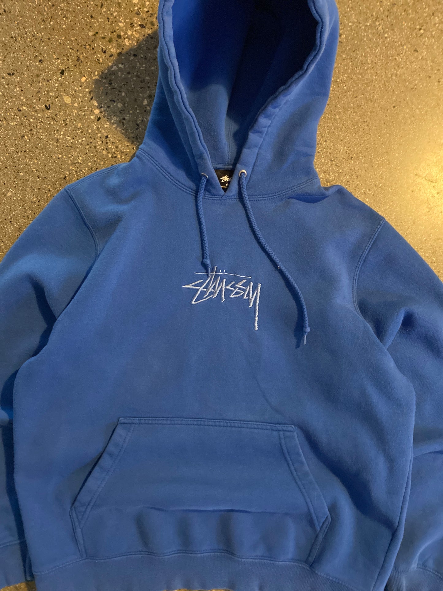 (S) Stussy Blue Tonal Hoodie
