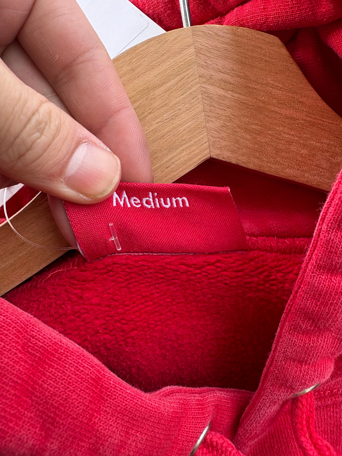 (M) Supreme Red Band Hoodie