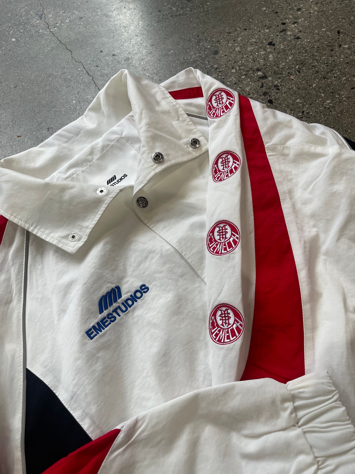 (XL) Eme Studio Coach Button Jacket
