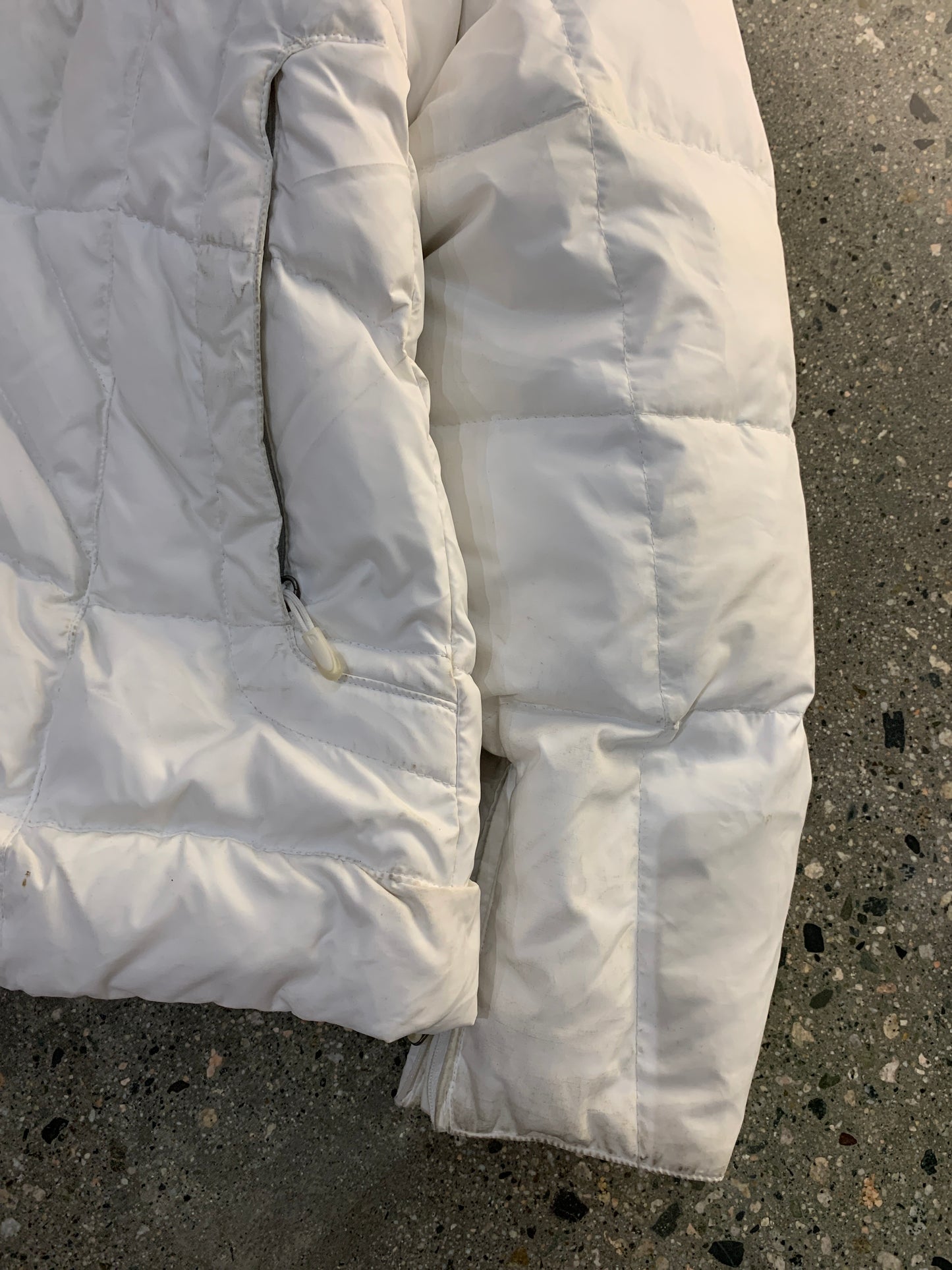 (Womens L) White TNF Winter Coat