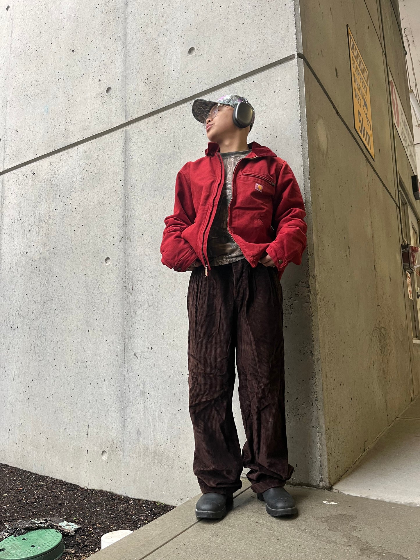 (32”) Vintage Brown Workwear Corduroys