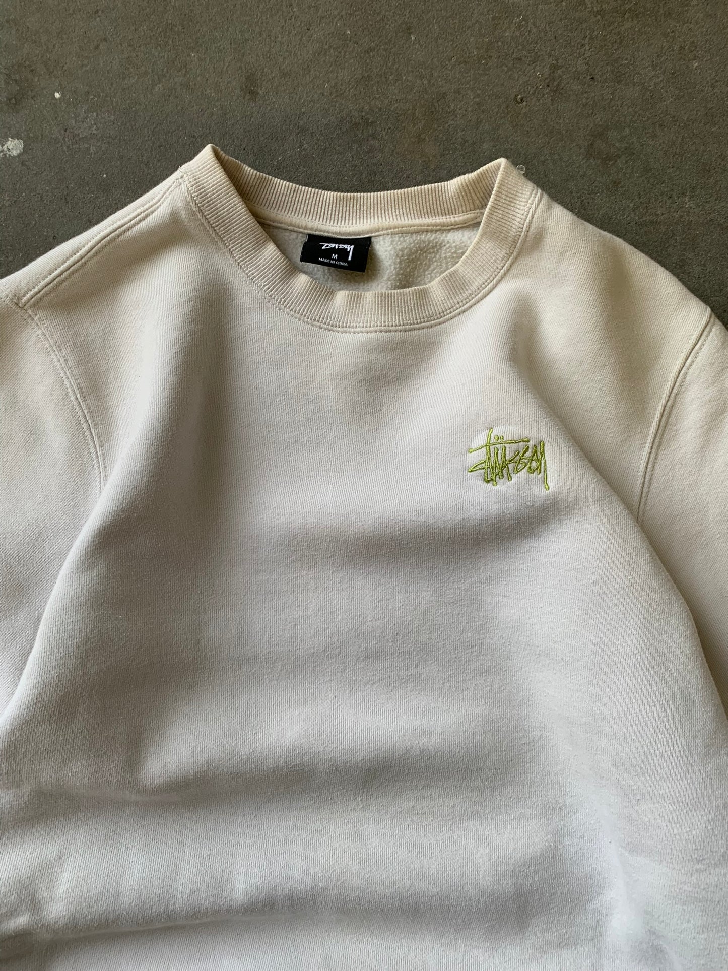 (M) Stussy Script Crewneck