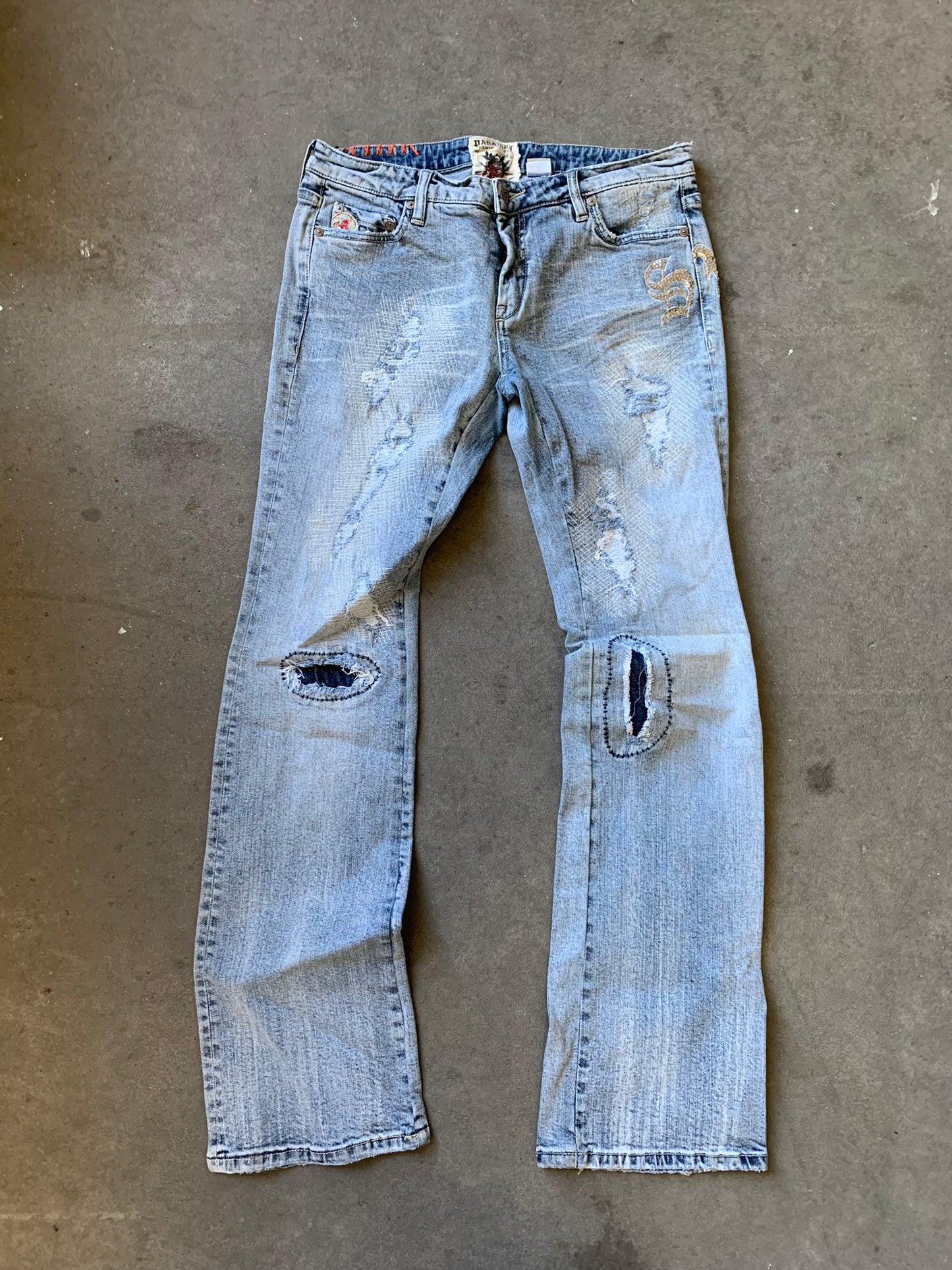 (32”) 00’s Parasuco Light Wash Denim