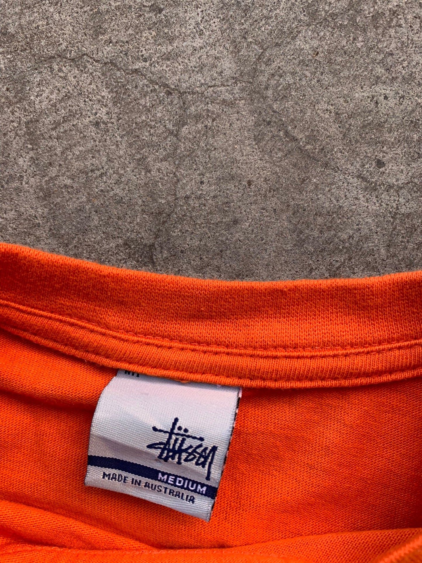 (M) 1999s Stussy NTYLA Orange Tee ~