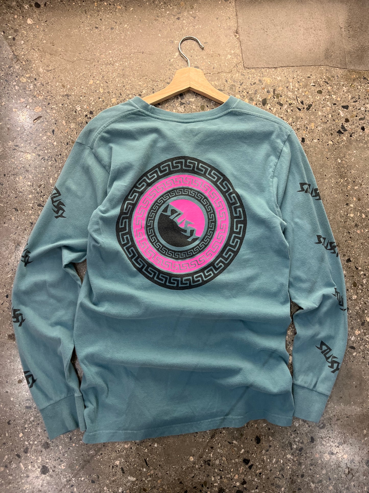 (S) Stussy Aqua LS