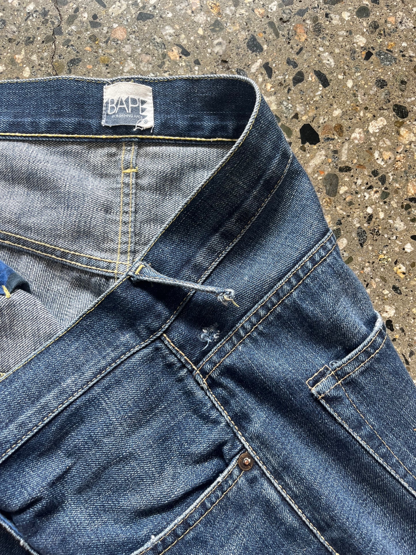 36” Rare Bape Jeans
