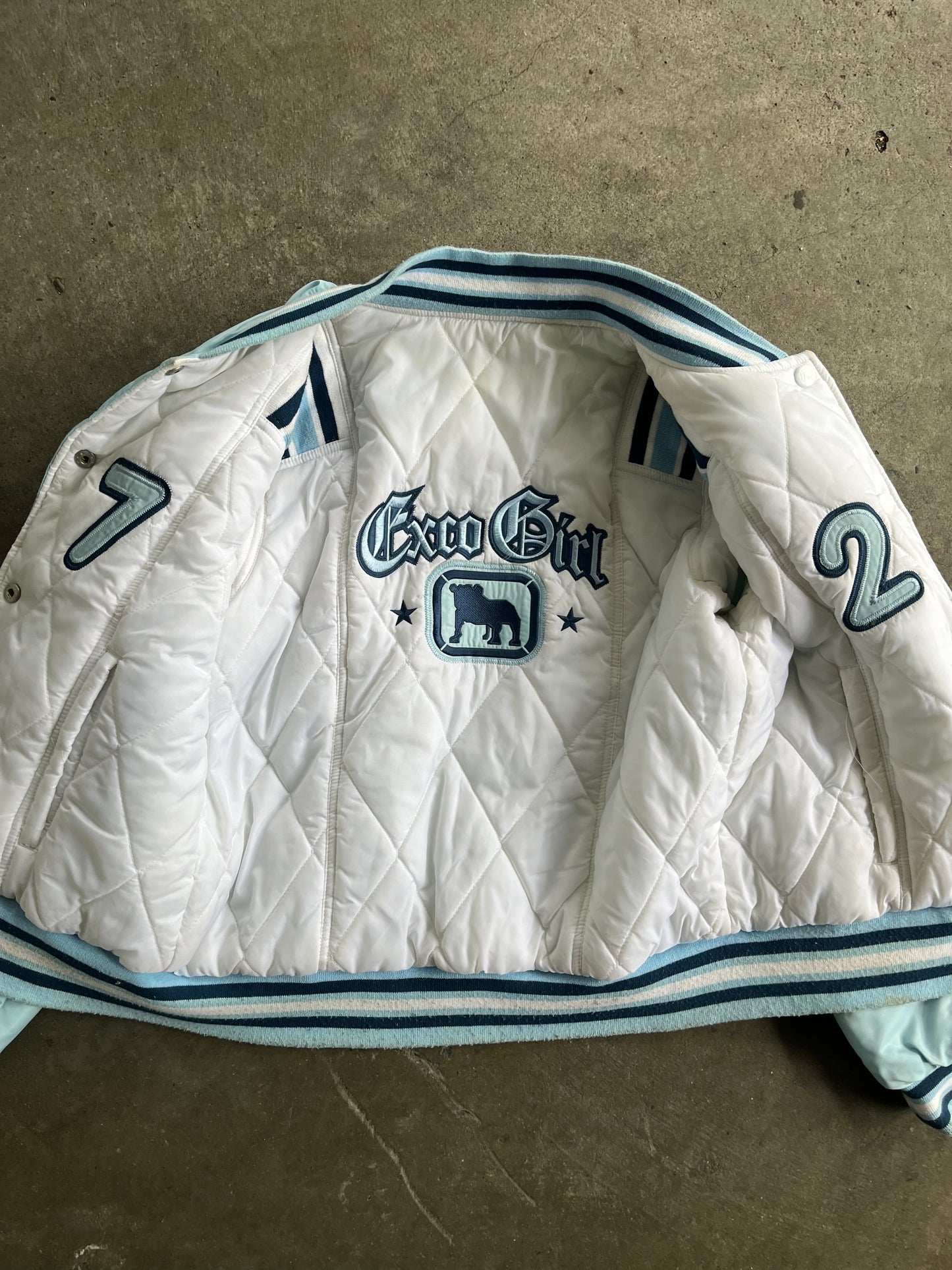 (XS) Exco Girl Reversible Varsity Jacket