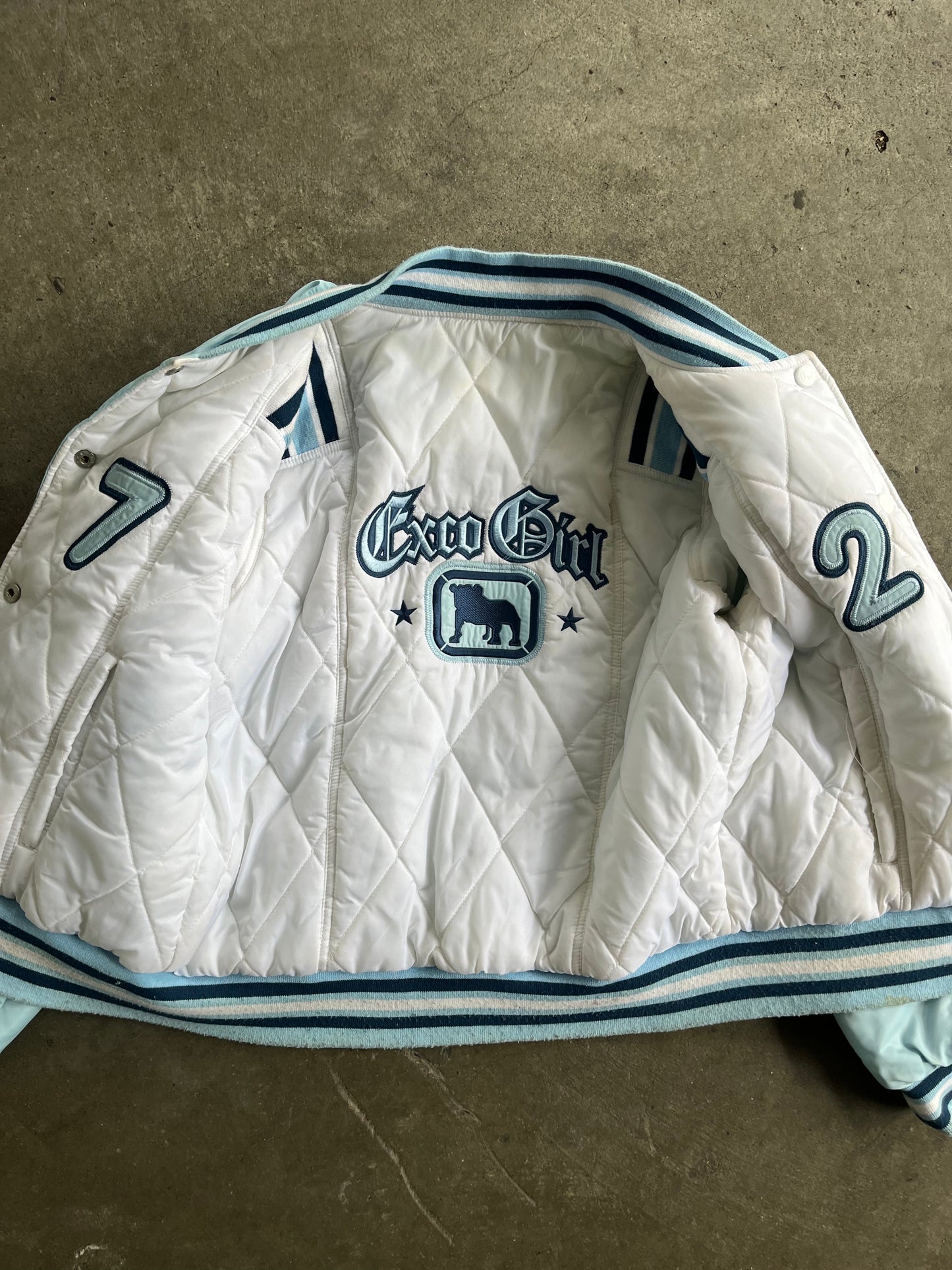 (XS) Exco Girl Reversible Varsity Jacket