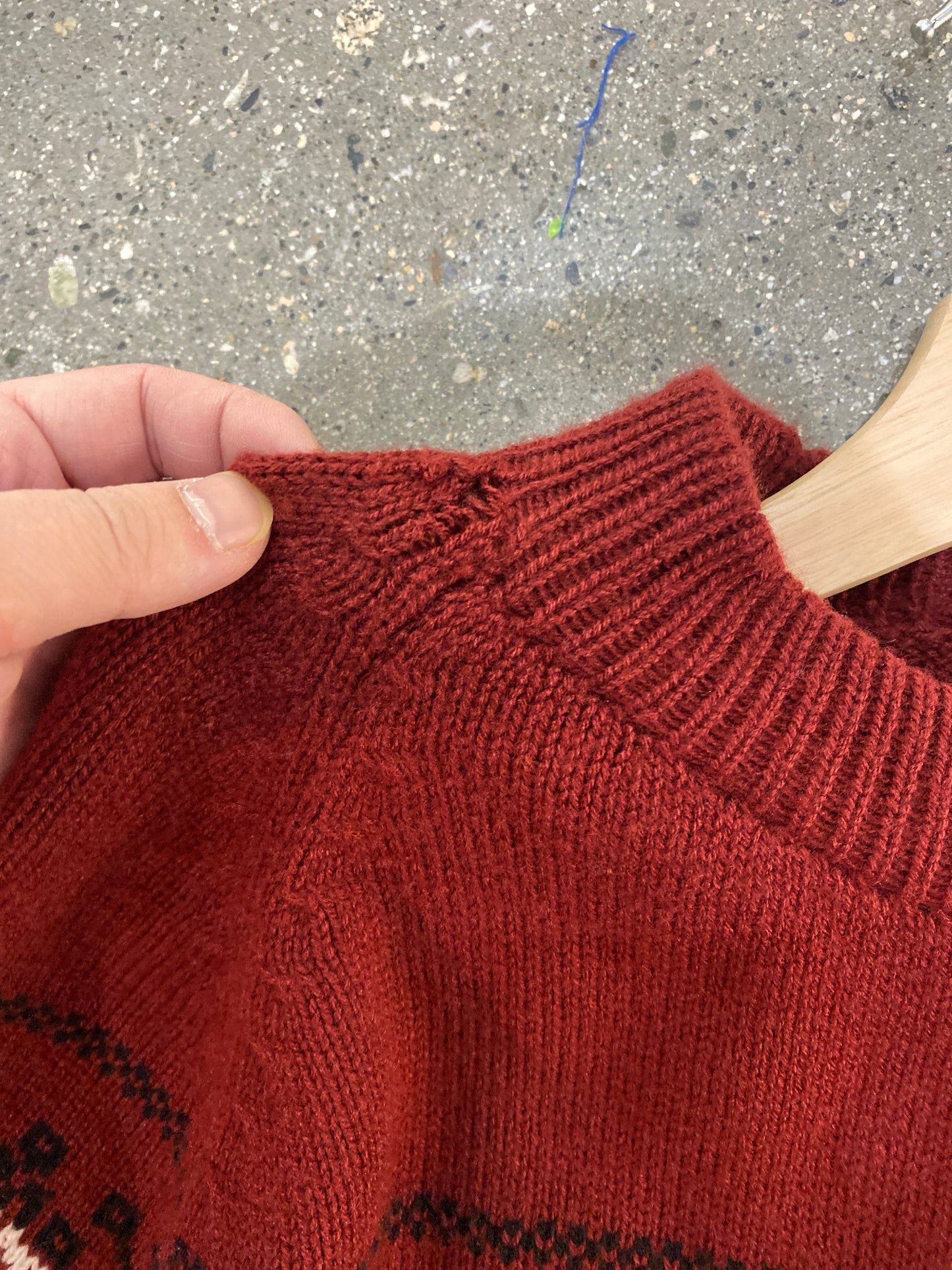 (s) Bf22 - red knit