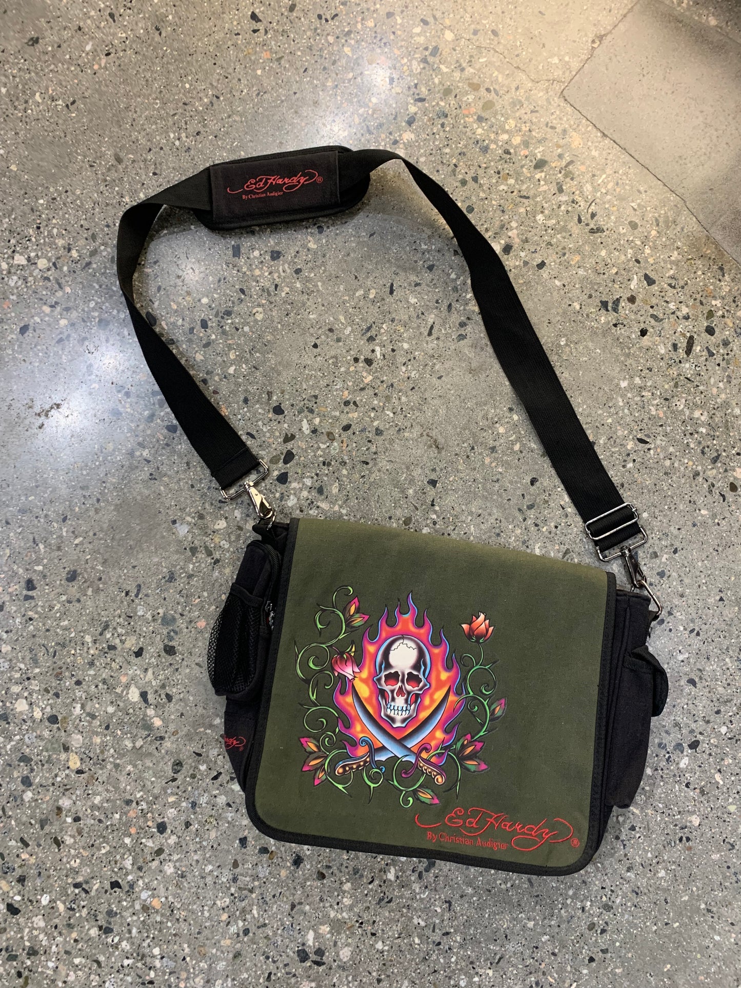(OS) Ed Hardy Side Bag