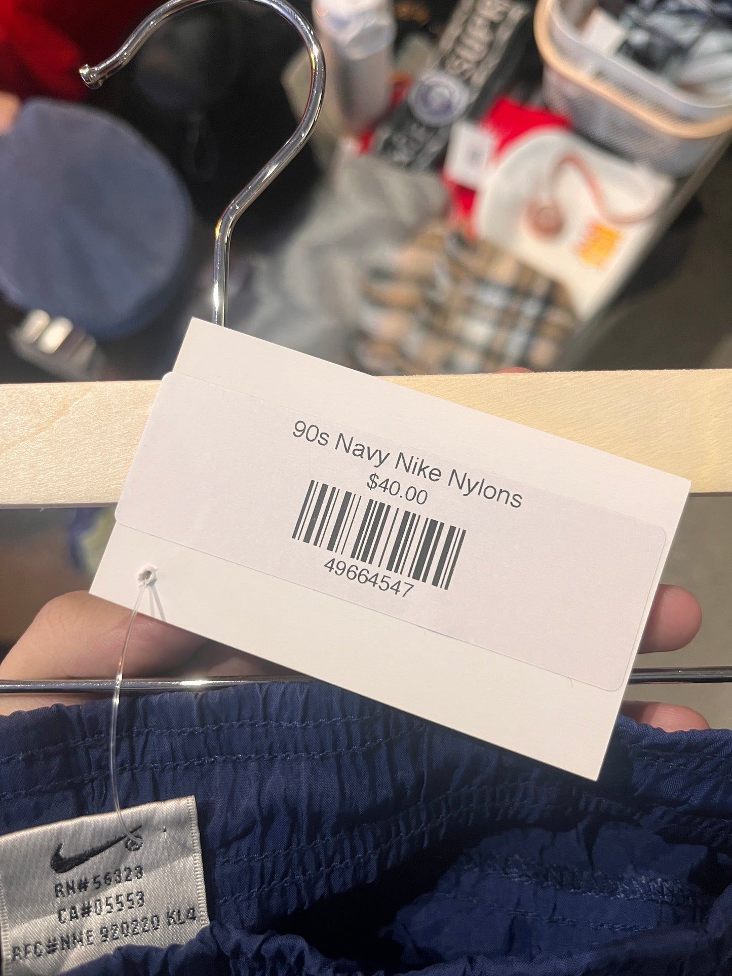 (S) 90s Navy Nike Nylons