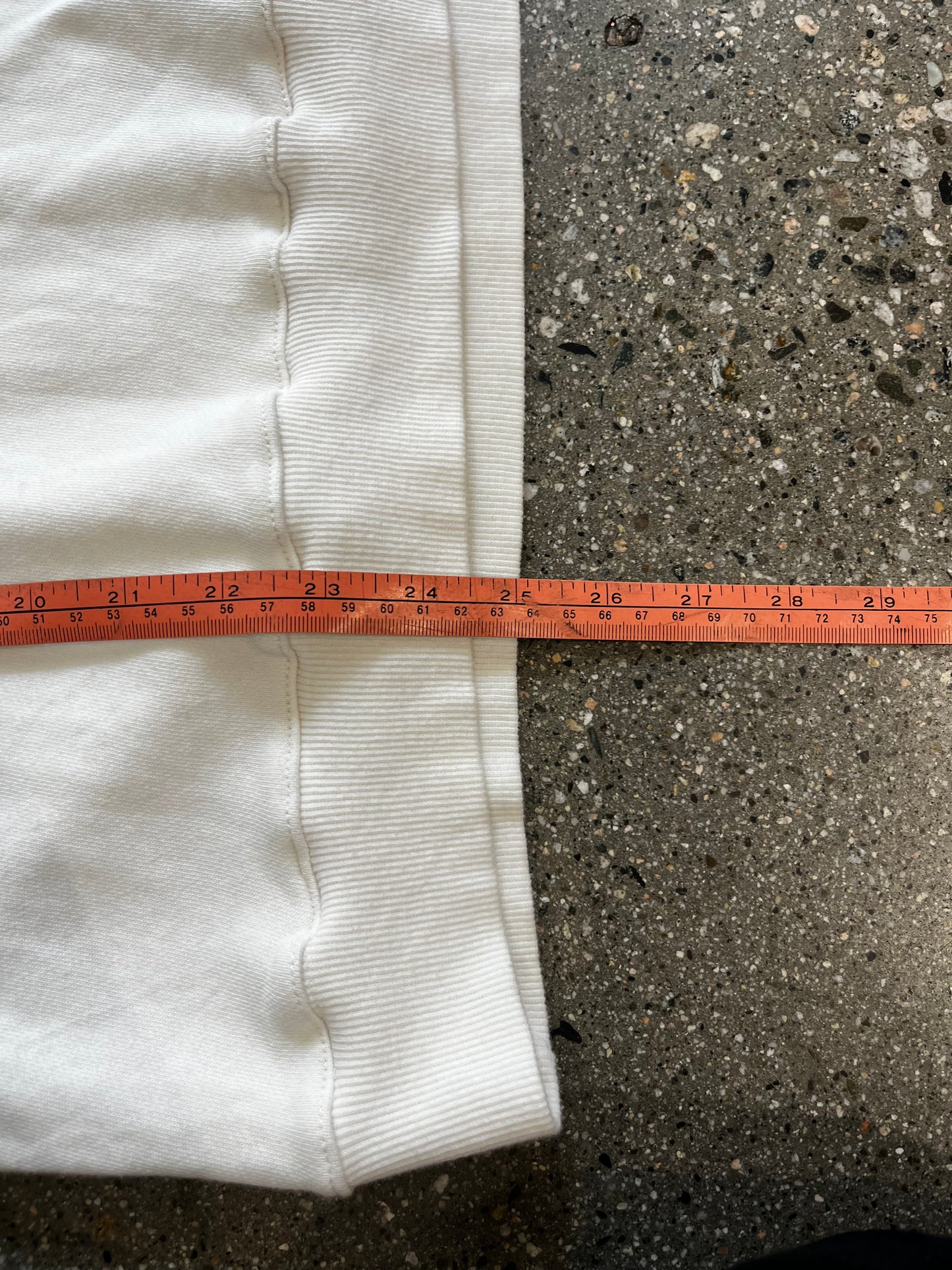 (Medium) white ysl crew
