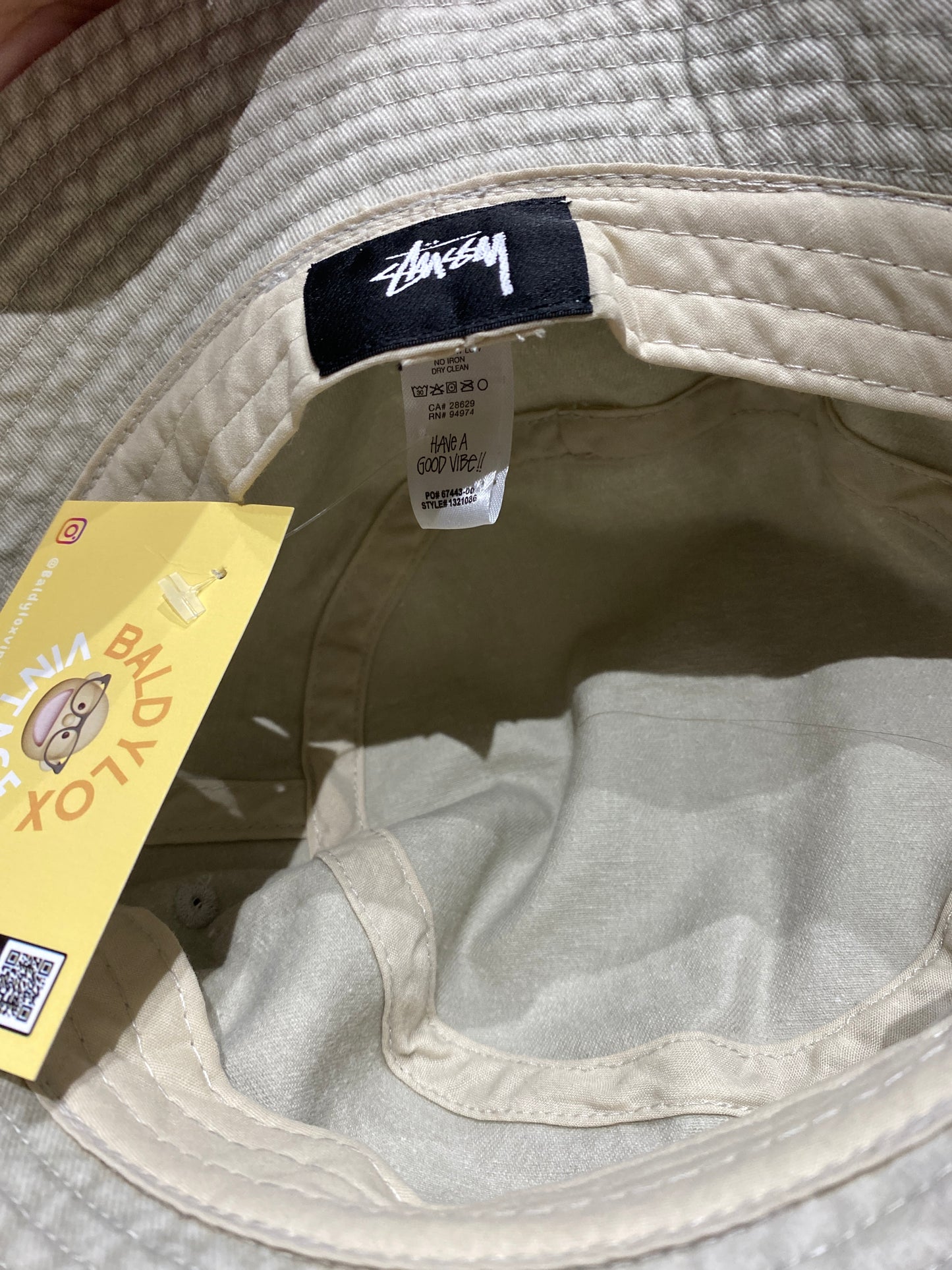 (OS) Stussy Beige Bucket