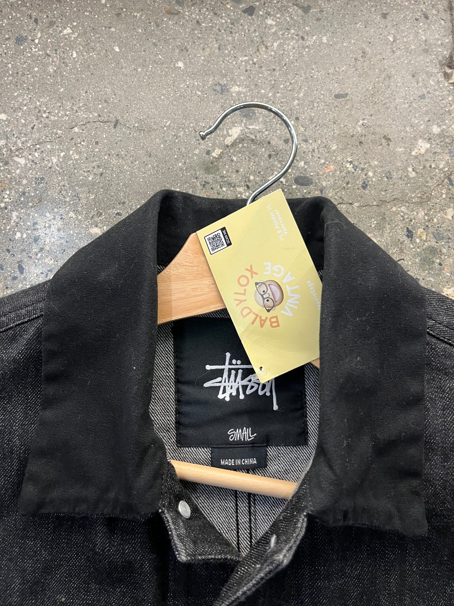 (S/M) Stussy Chore Black