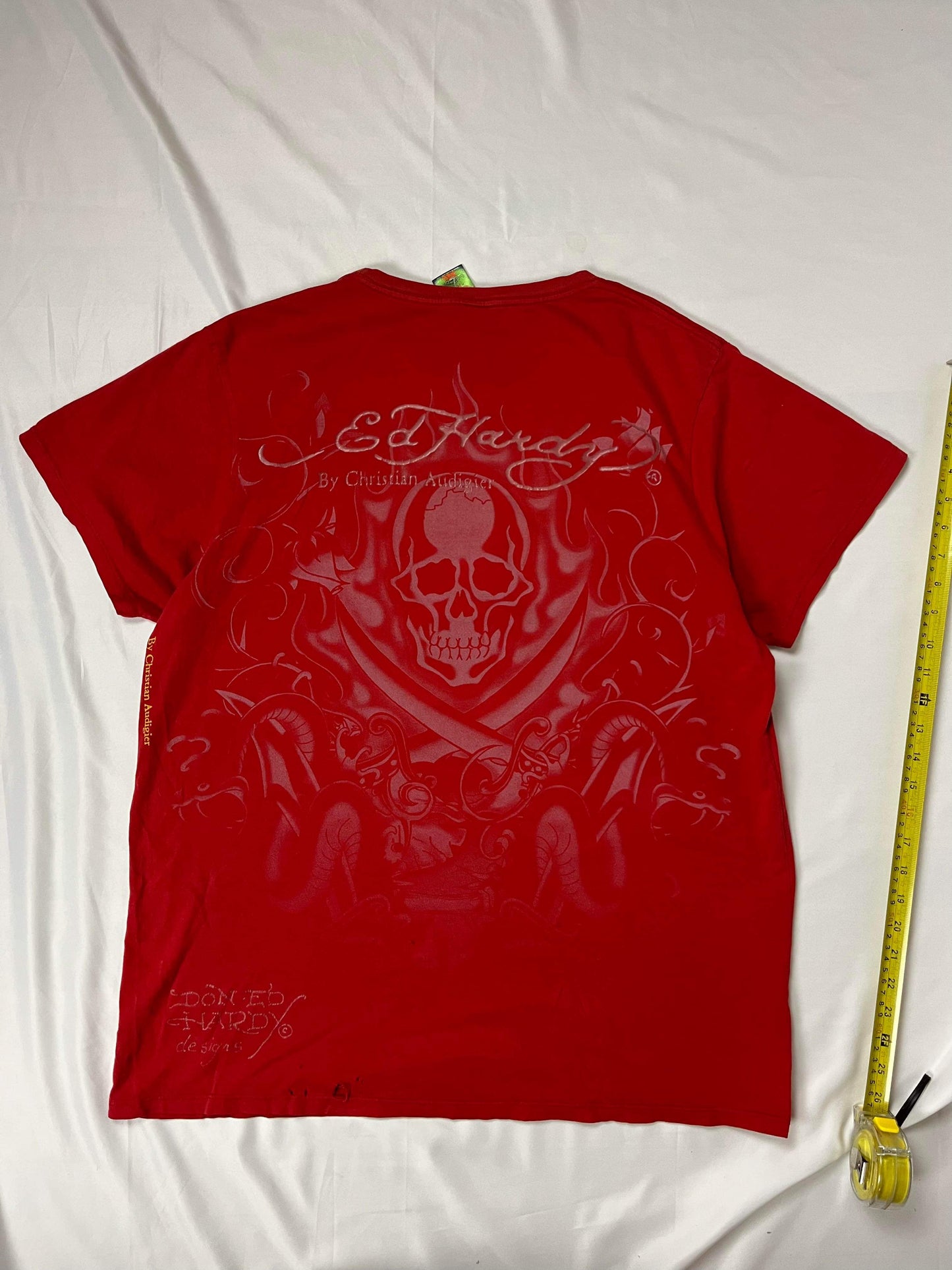(2X) Ed Hardy Skulls Tee