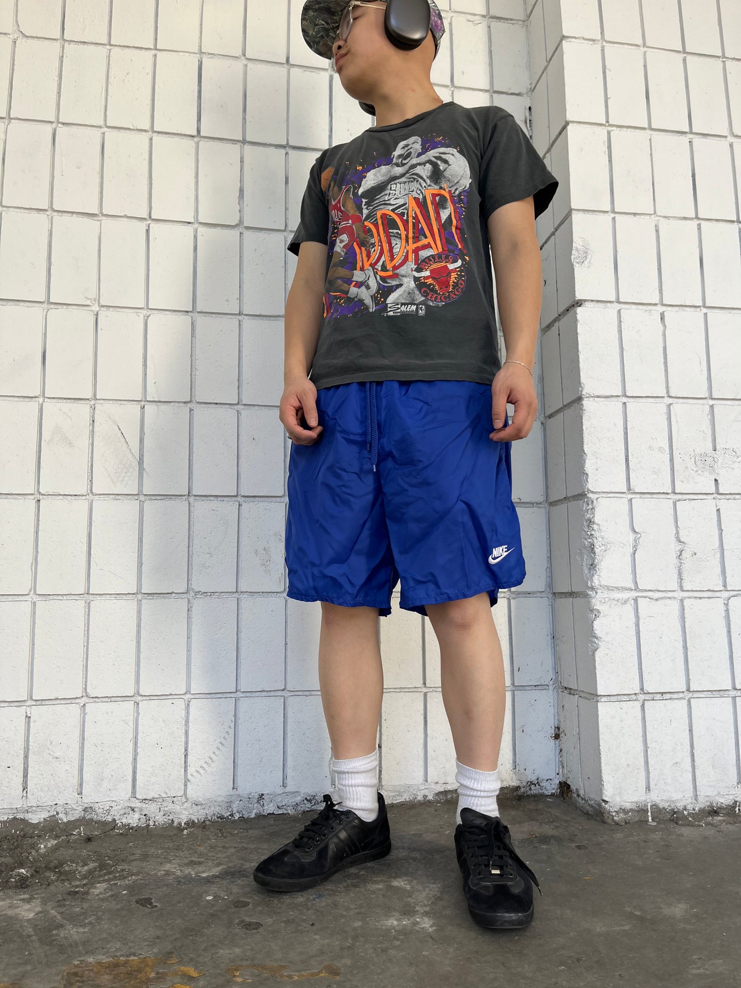 (M) 90’s Nike Blue Shorts