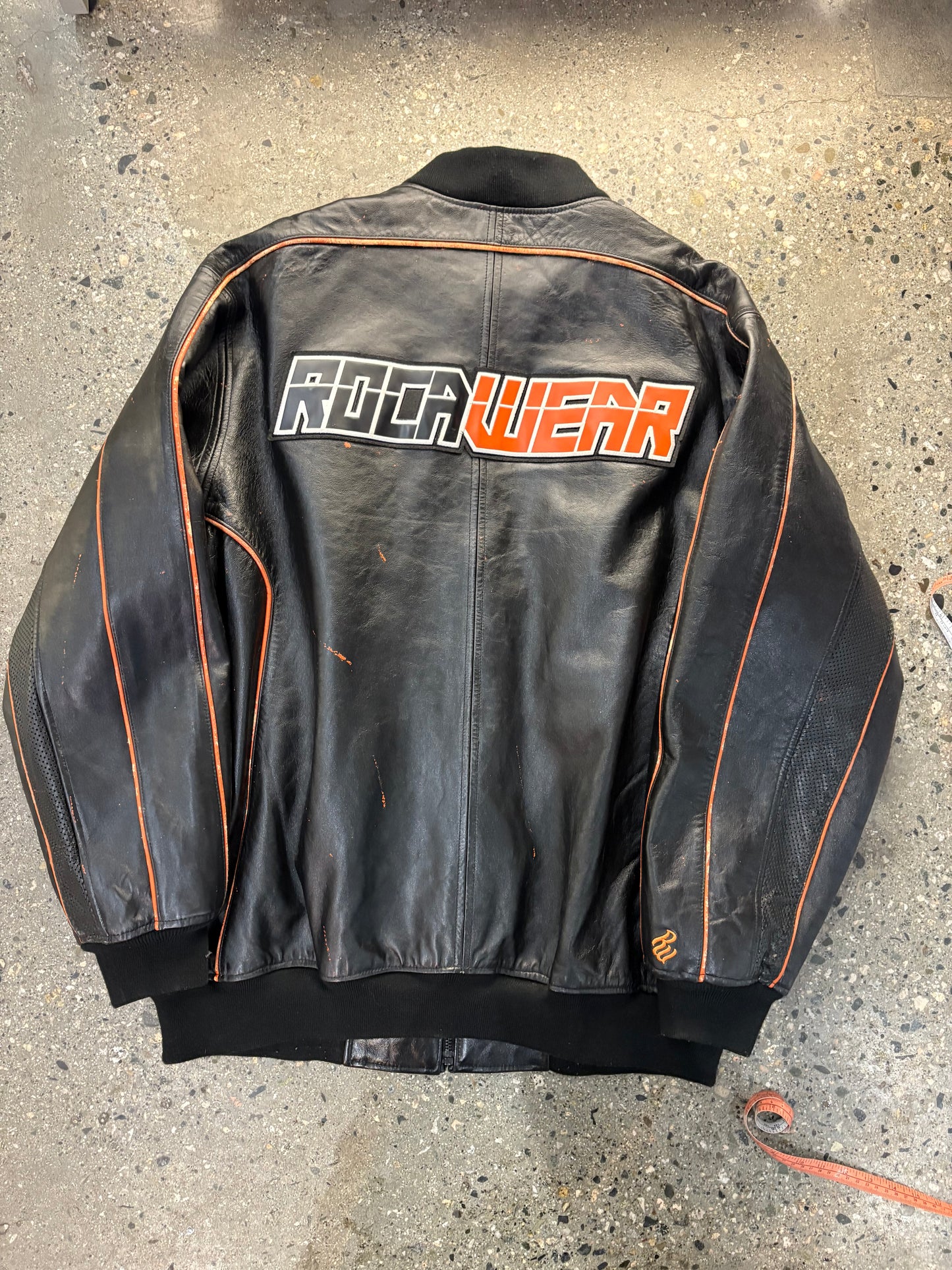 (XL) Rocawear Full Leather Jacket