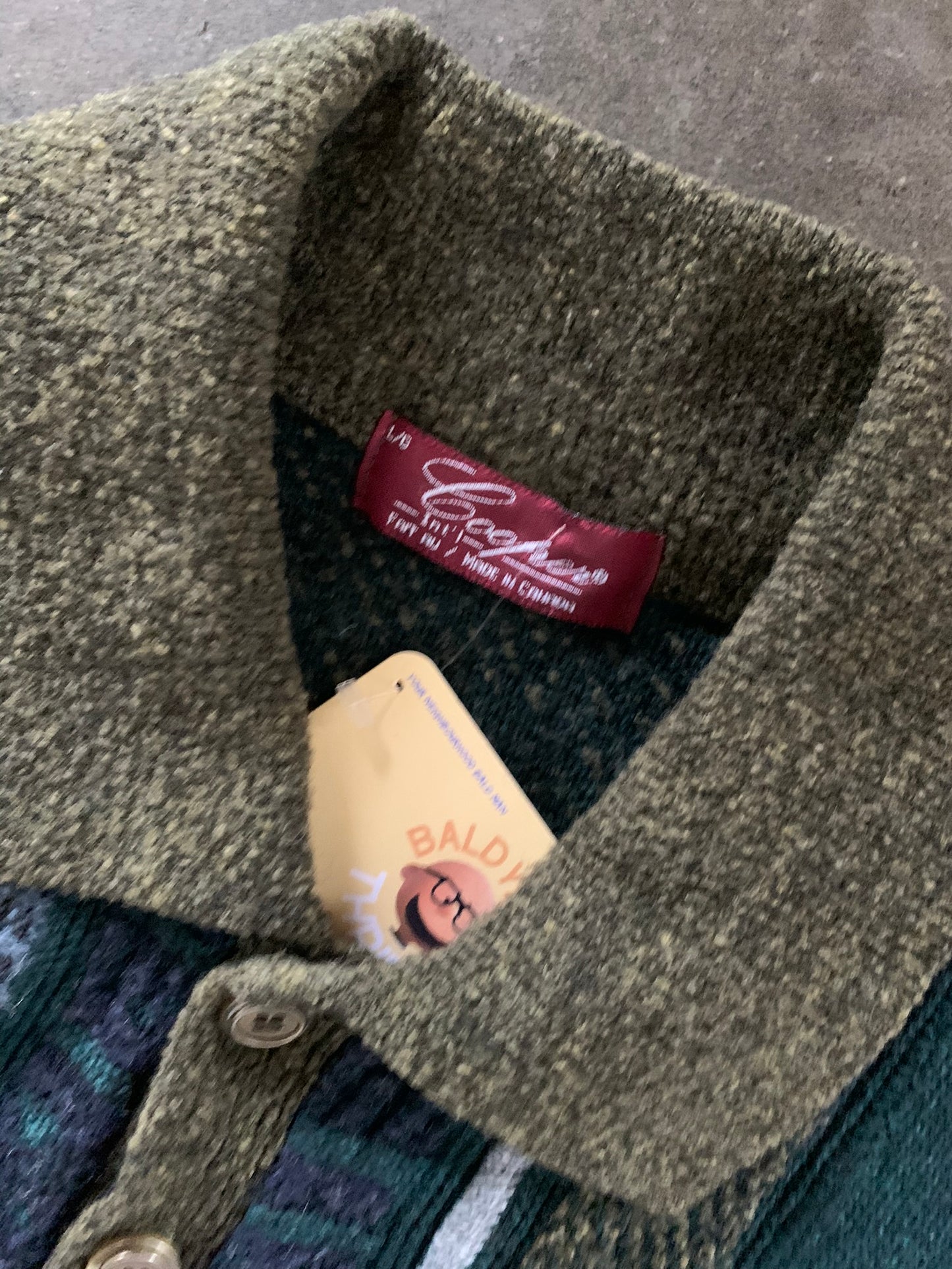 (M) 90’s Cooper Polo Style Knit