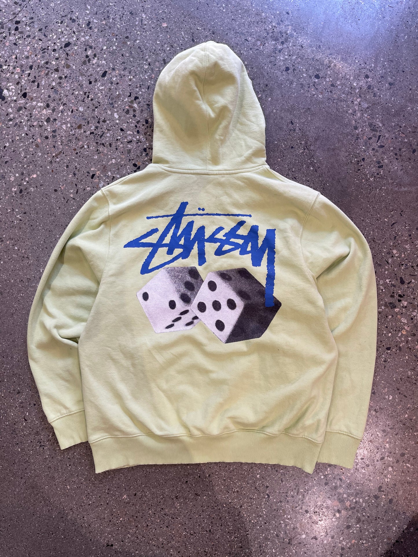 Stussy Fuzzy Dice Hoodie ( as is)