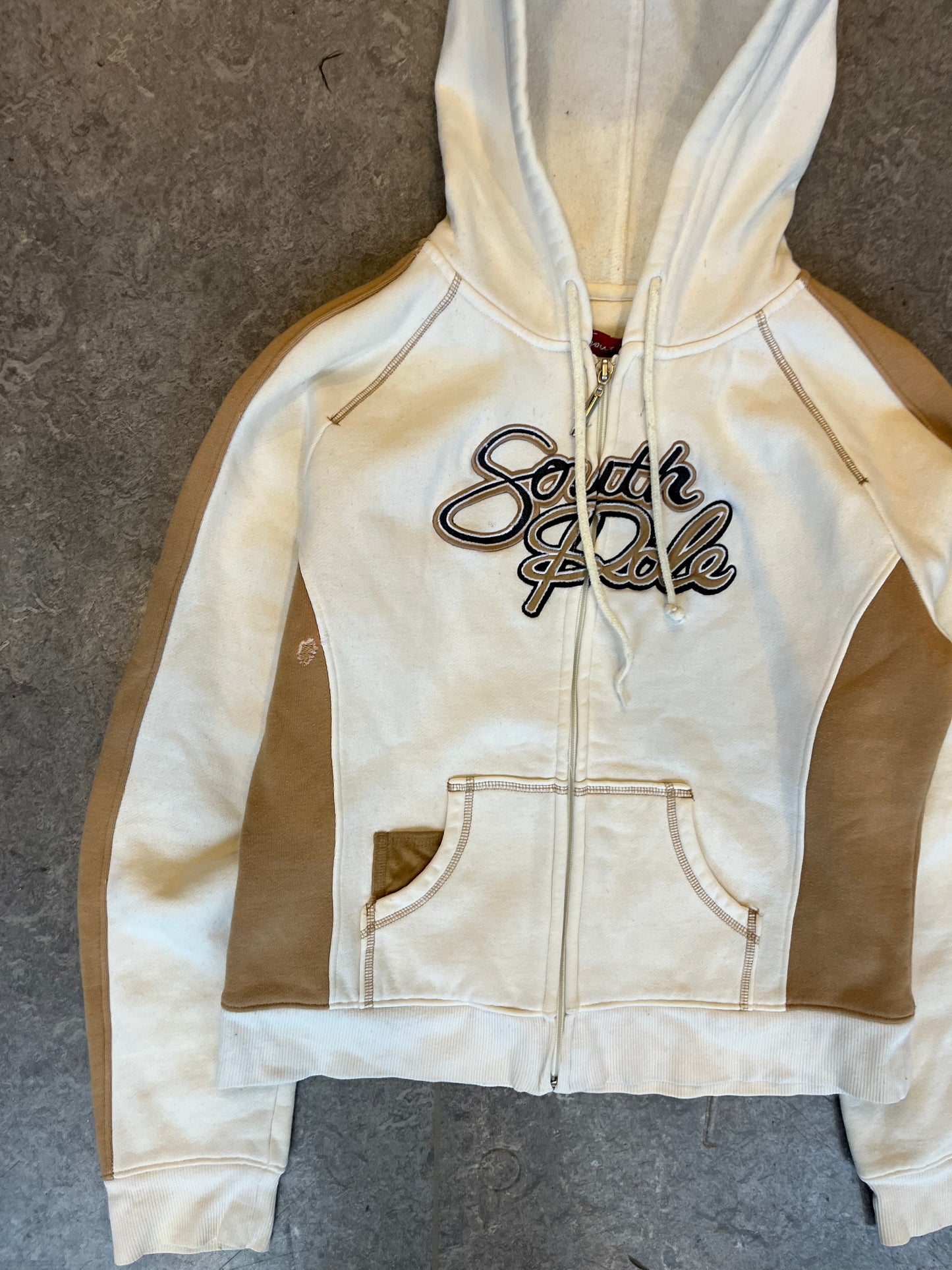 (XS) 00s South Pole Cream Track Suit