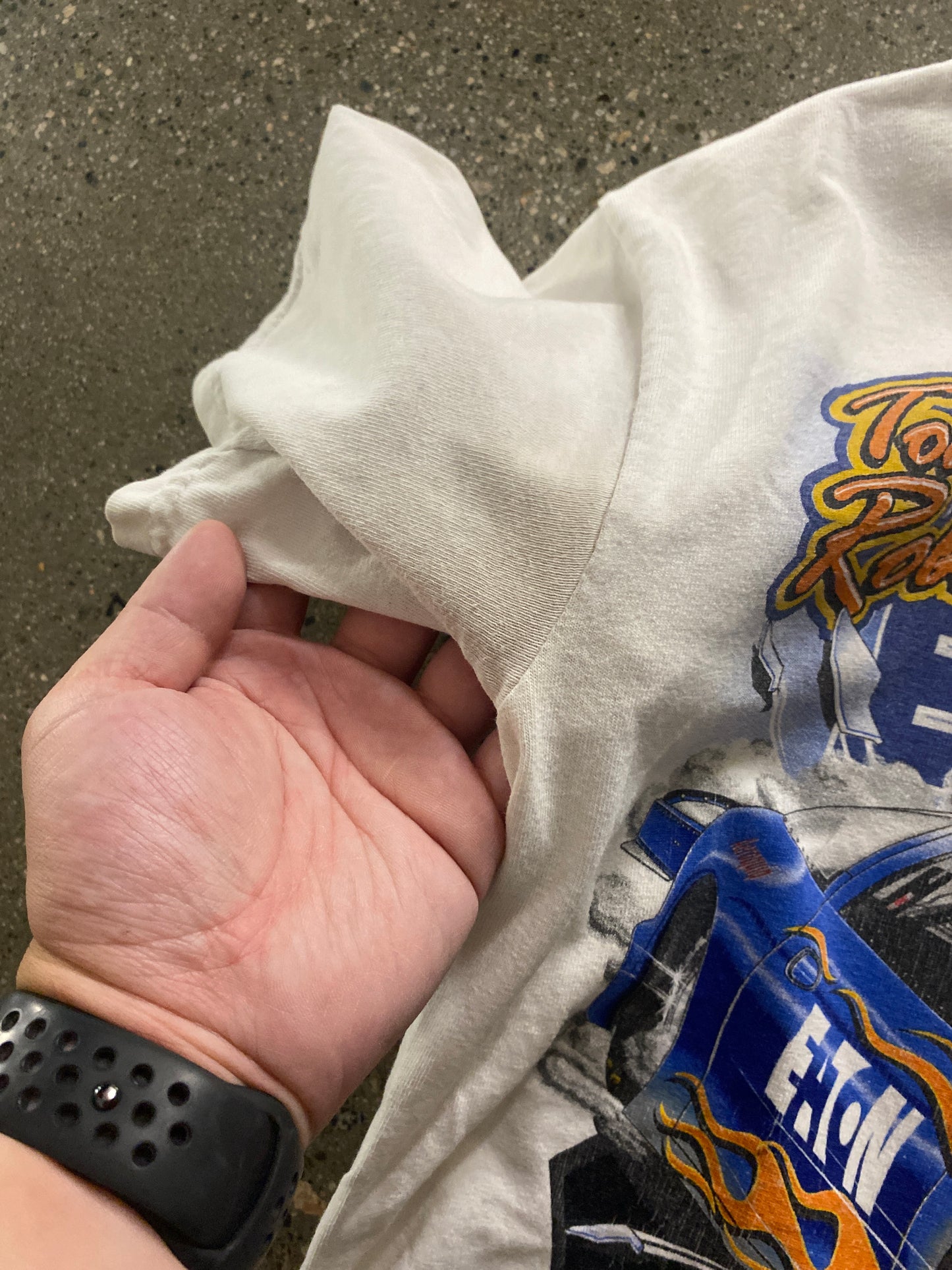 (XS) doublesided racing tee ( as is )