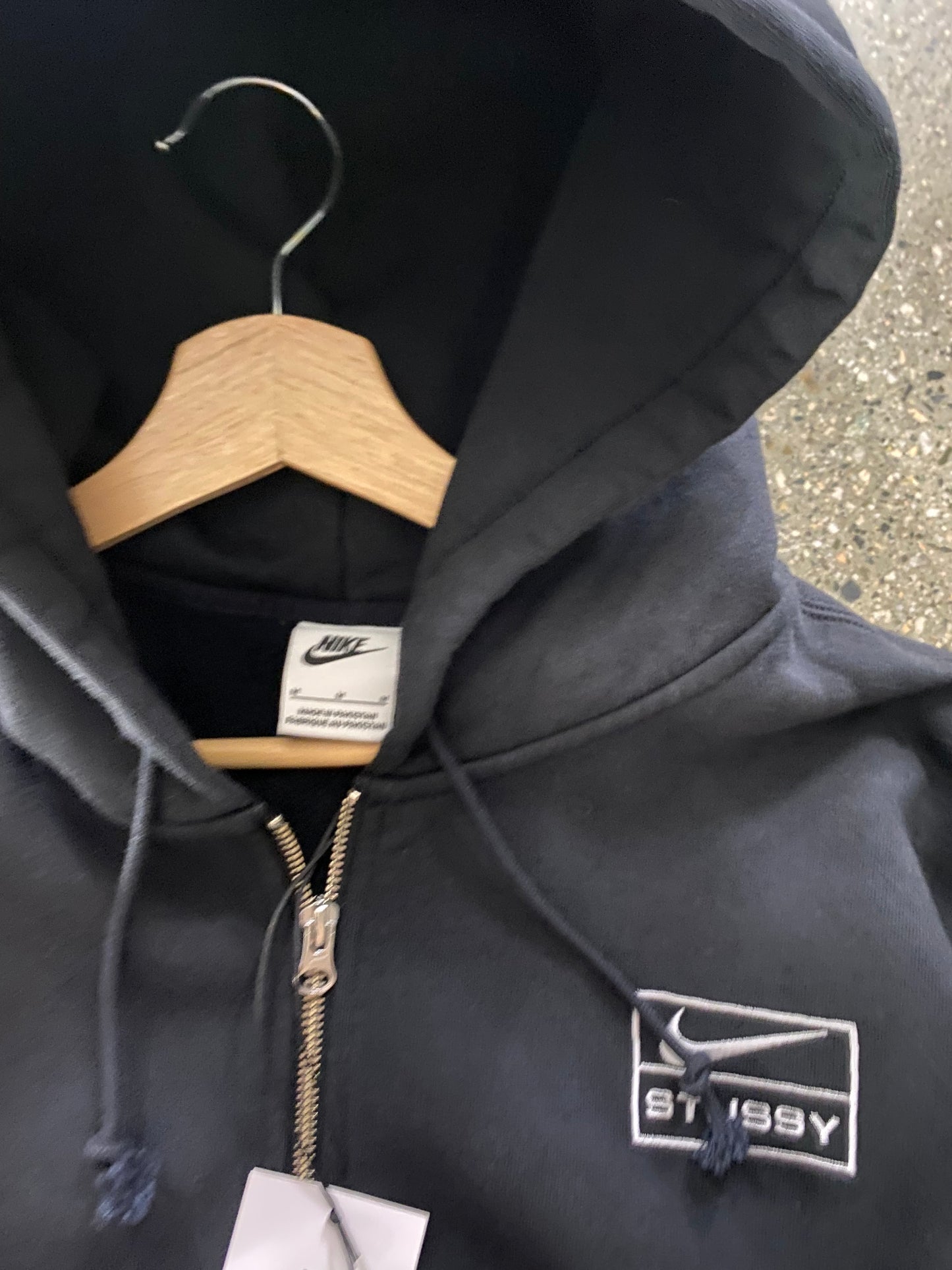 (M) Stussy x Nike Black Zip Hoodie BNWT