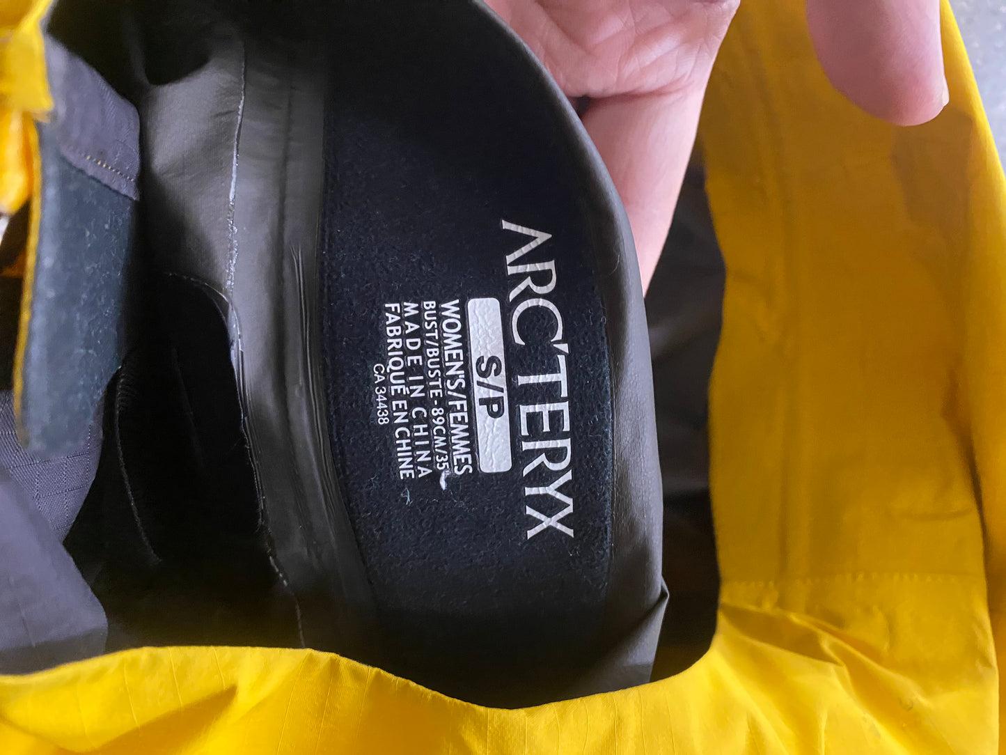 (Womens S) Arcteryx Beta SL yellow