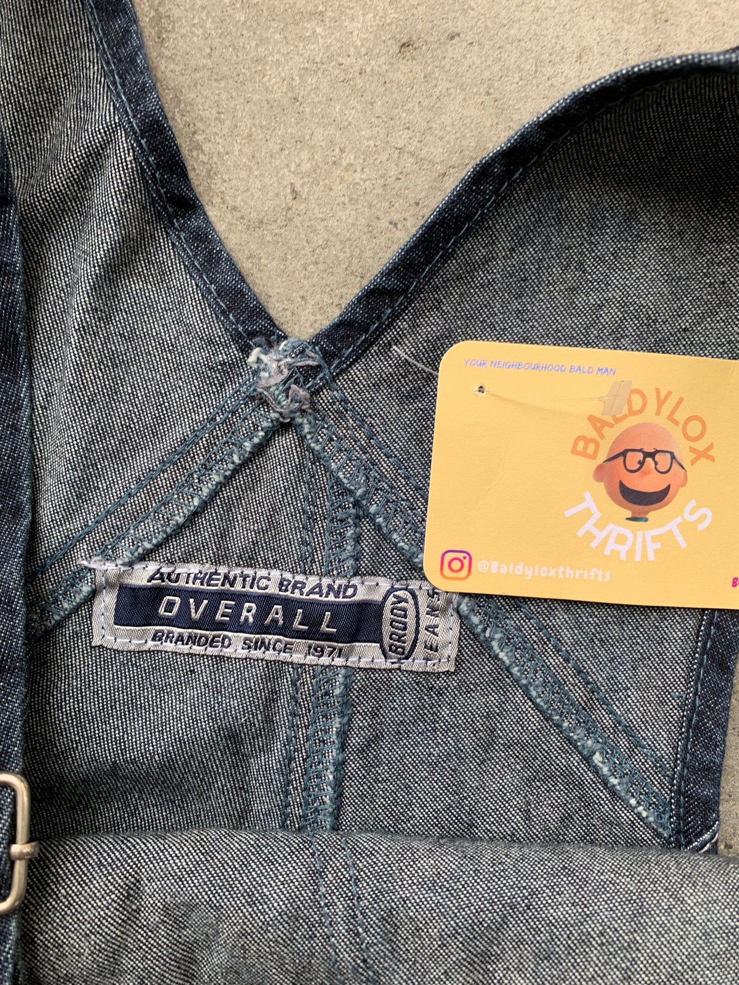 (28”) Y2K Brody Jeans Flared Overalls