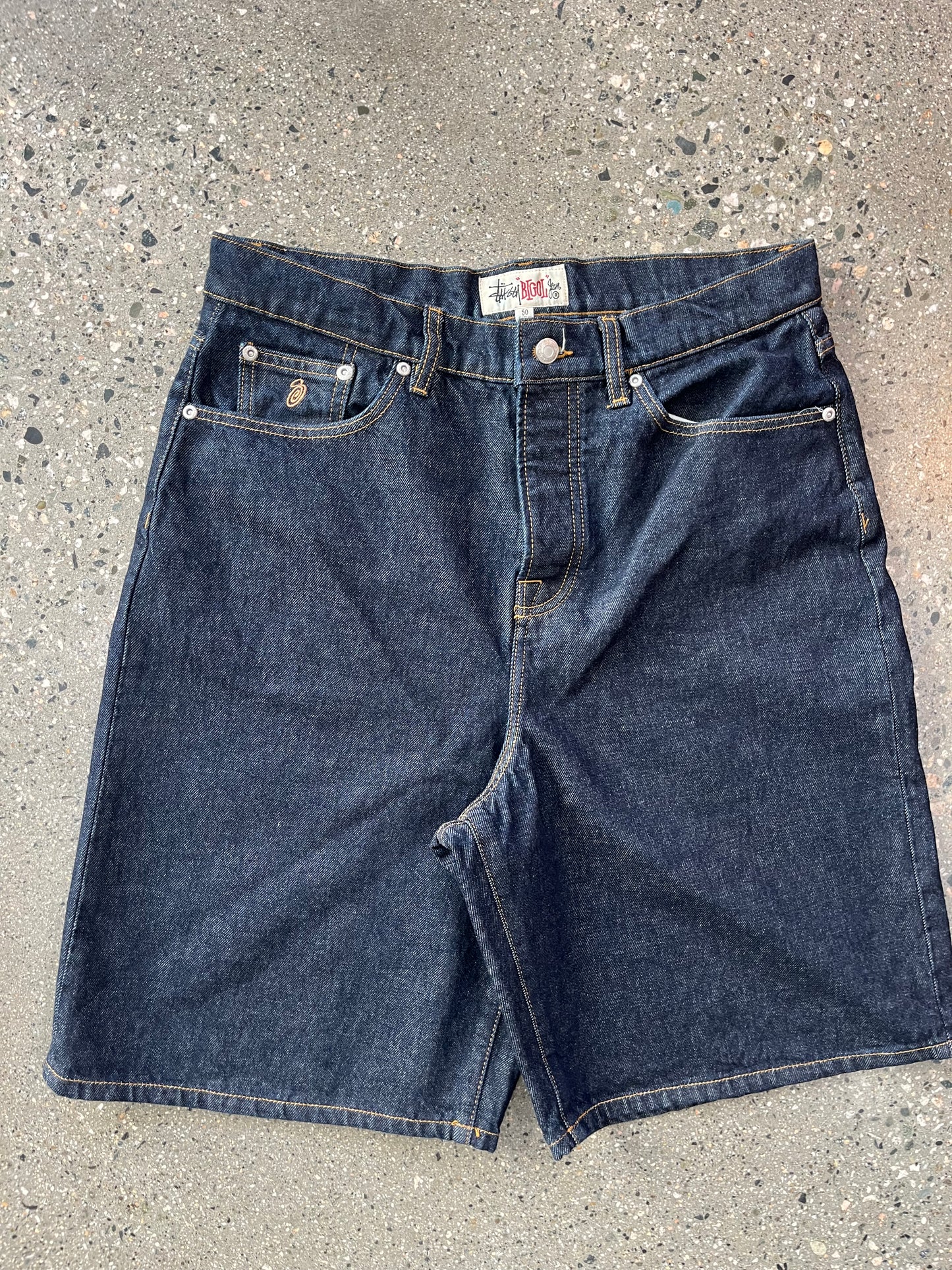 (30W) Stüssy Raw Denim Baggy Jorts