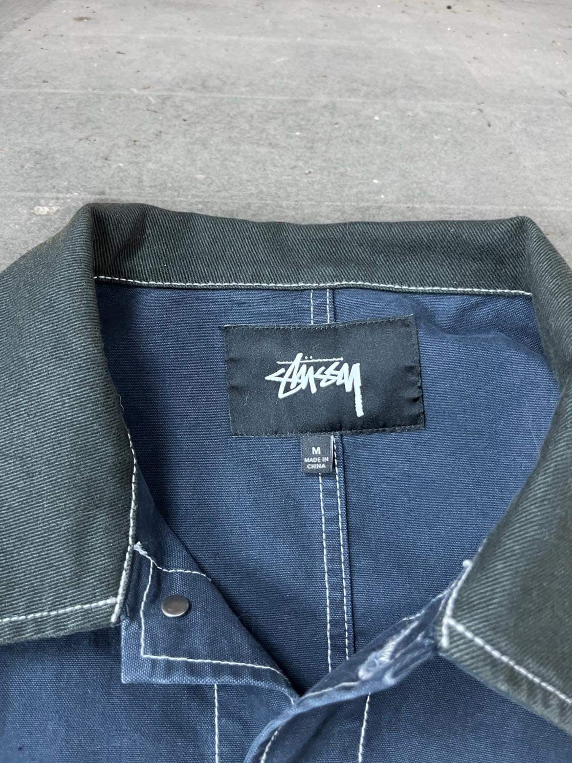 (M/L) Stussy Contrast Chore Jkt