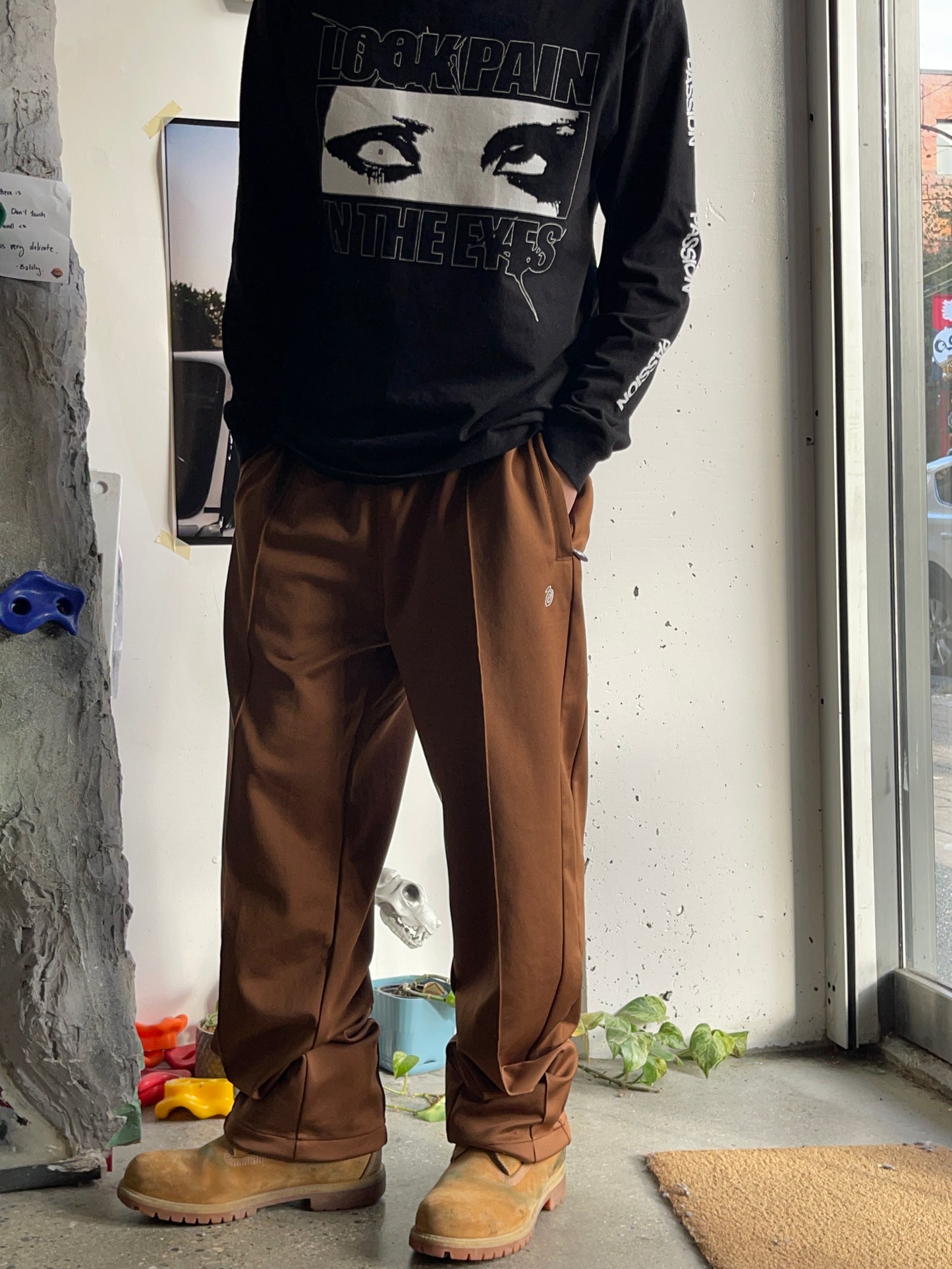 (M) BNWT STUSSY POLY TRACK PANTS ( Retails for $170)