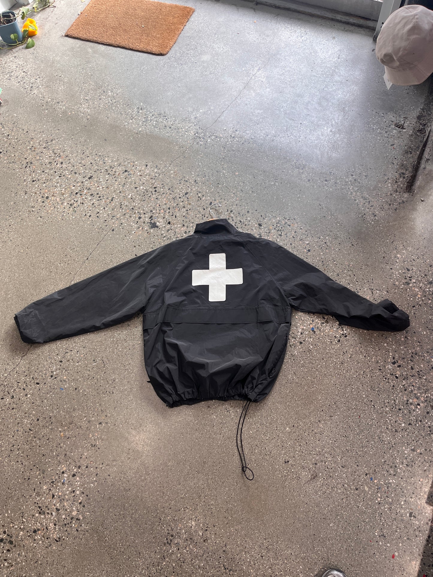 (M) Places + Faces Reflective Shell Anorak