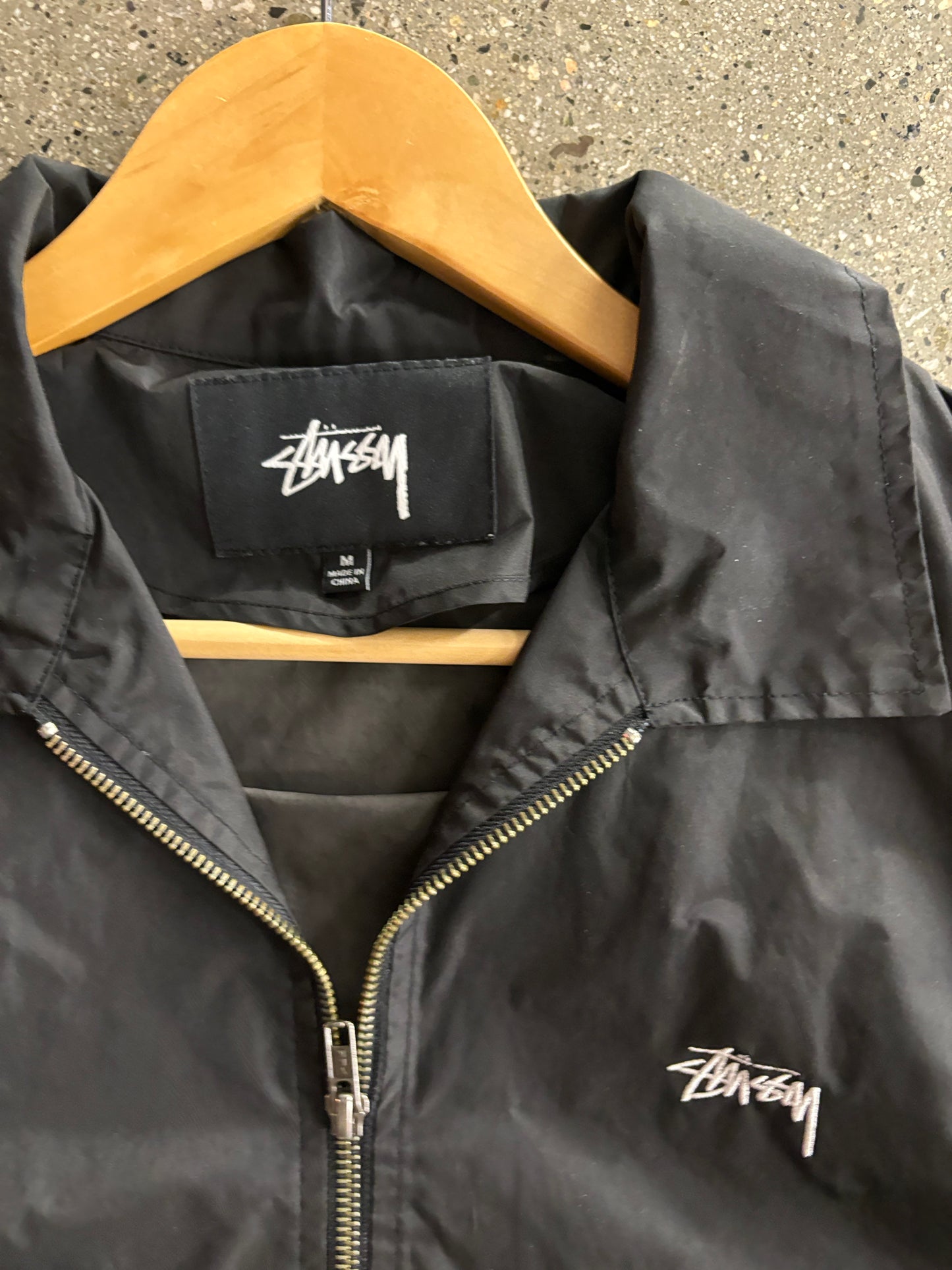 (M) Stussy Cheetah Zip Jacket