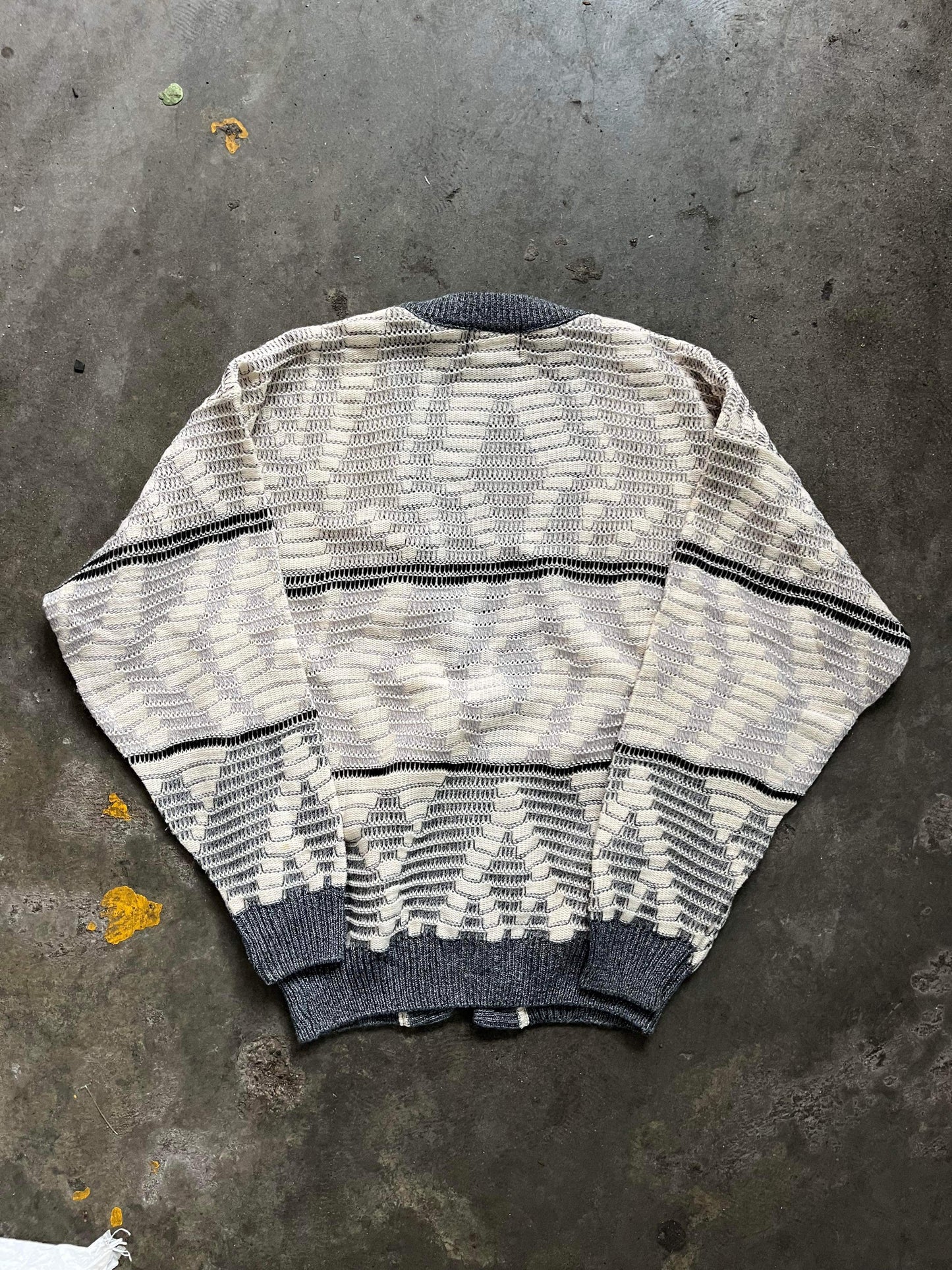 (L/XL) 80s Sears Cardigan Knit