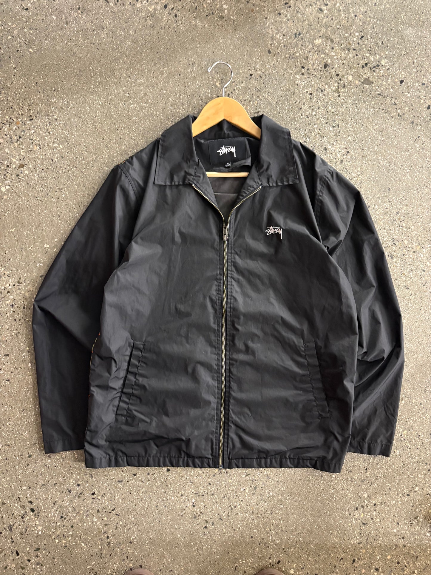 (M) Stussy Cheetah Zip Jacket
