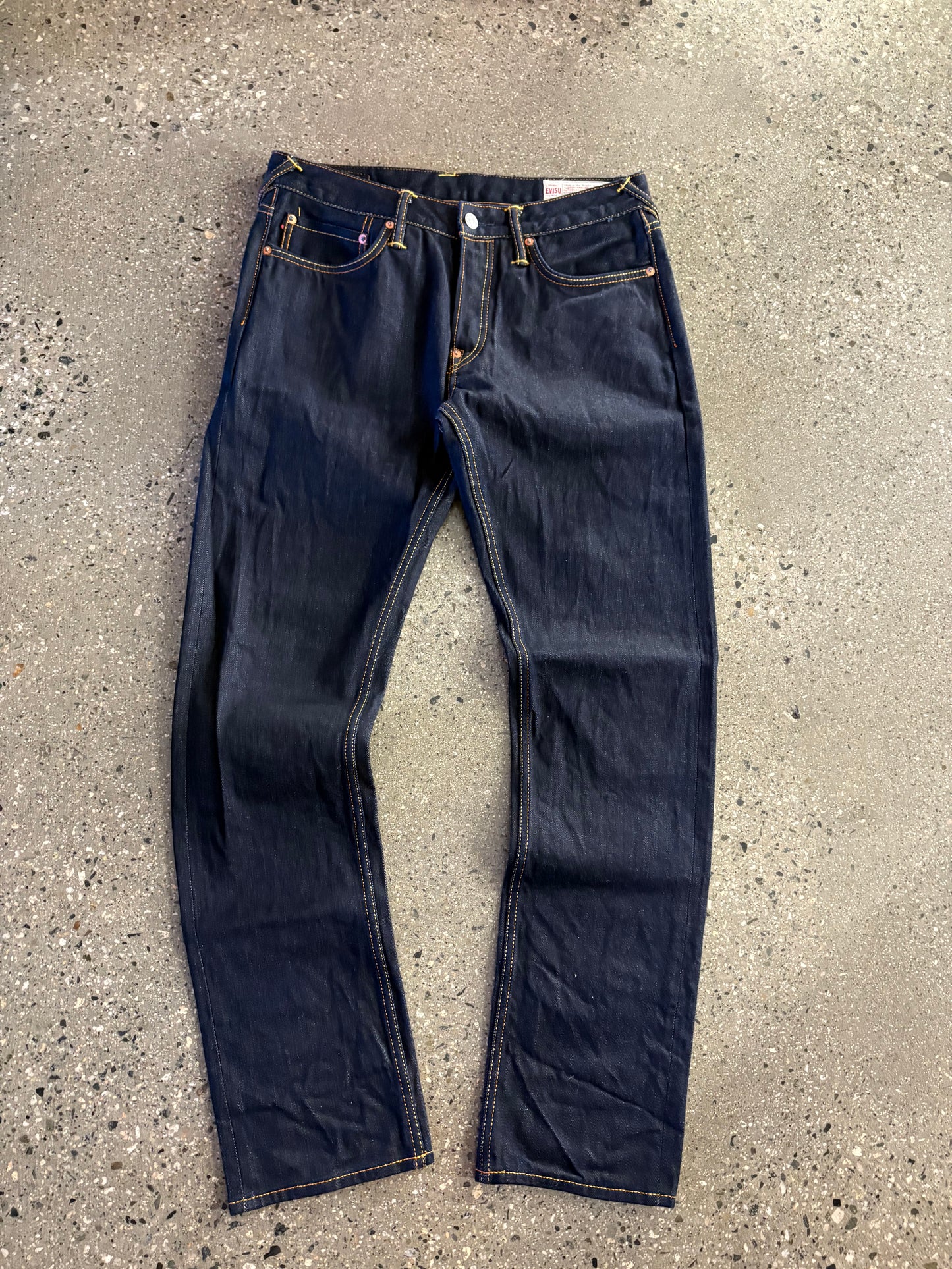 (32”) Evisu Raw Denim Selvedge Daicock