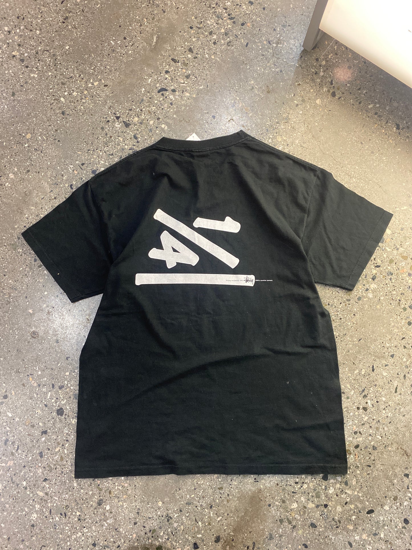 (L) 2005 Stussy 1/4 Century Anniversary Tee