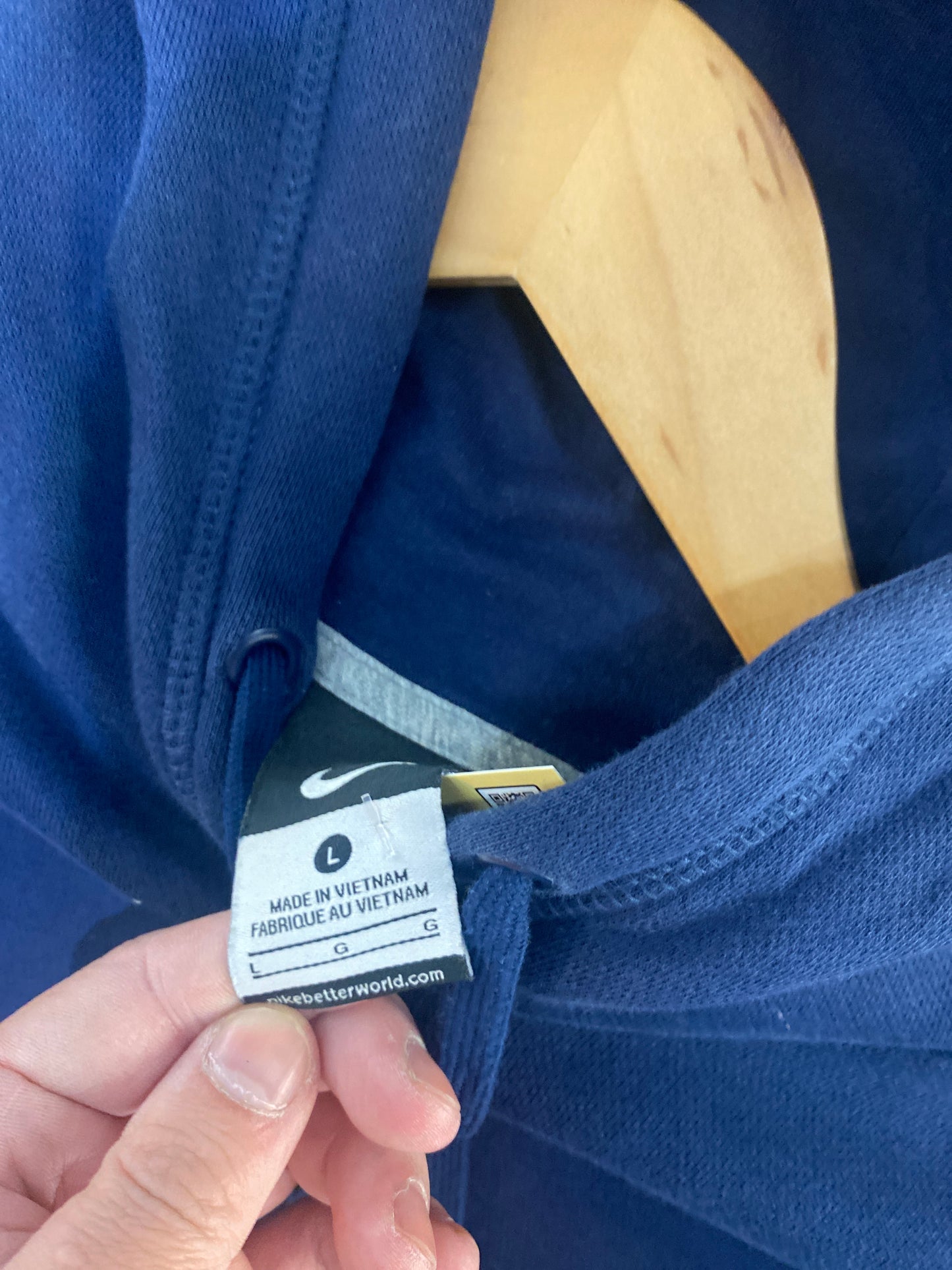 (L) 2010s Nike Center Swoosh Navy