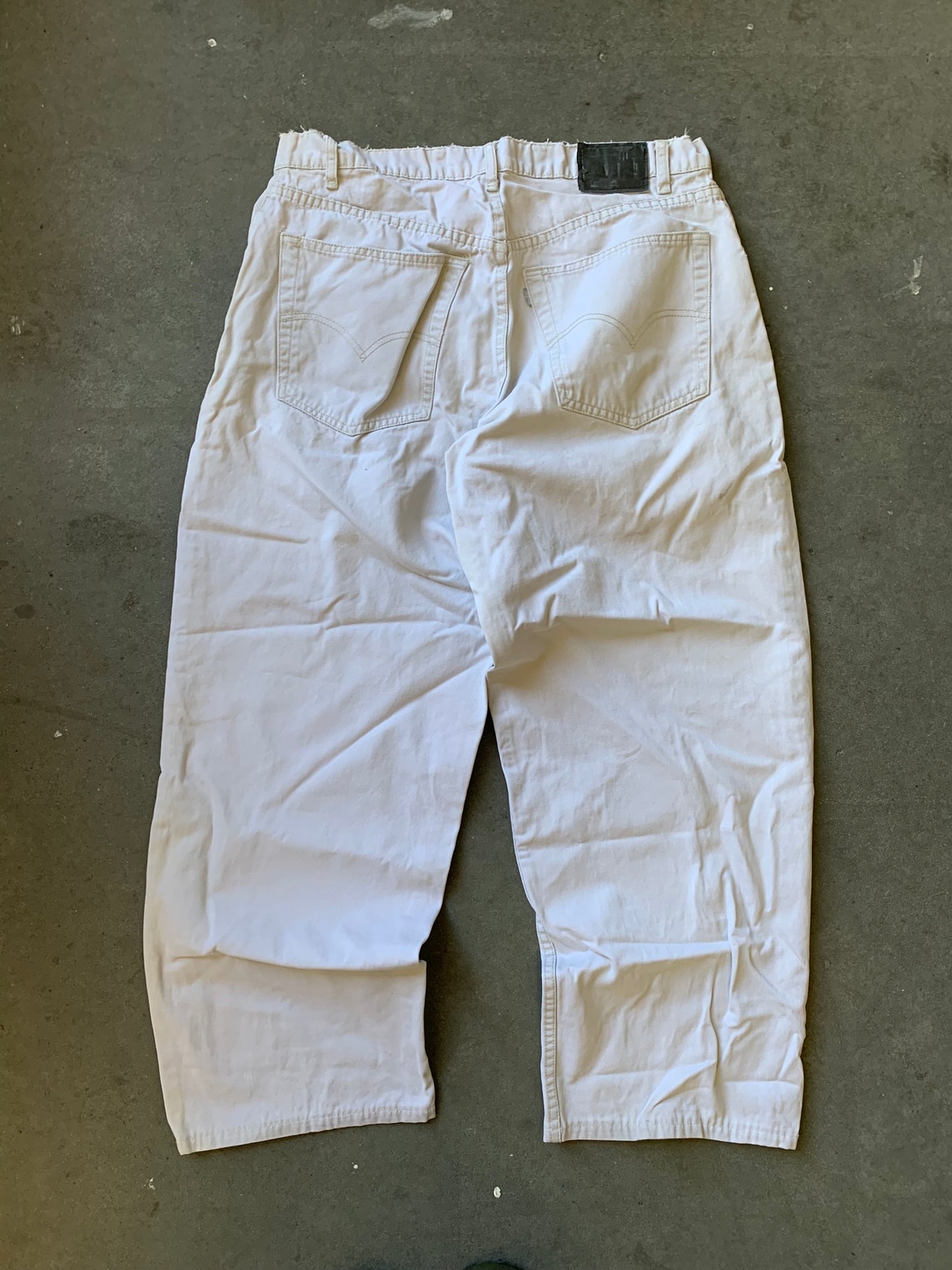 (34”) 90s Levi Silver Tabs Baggy Denim