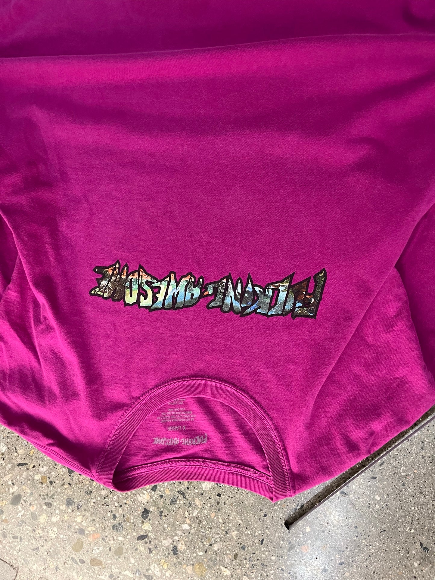 (XL) 00s F*cking awesome Violet Tee