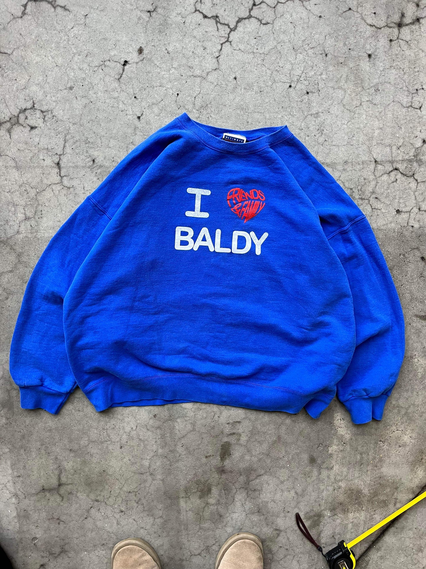 (2X) Baldy Friends & Fam Crewneck